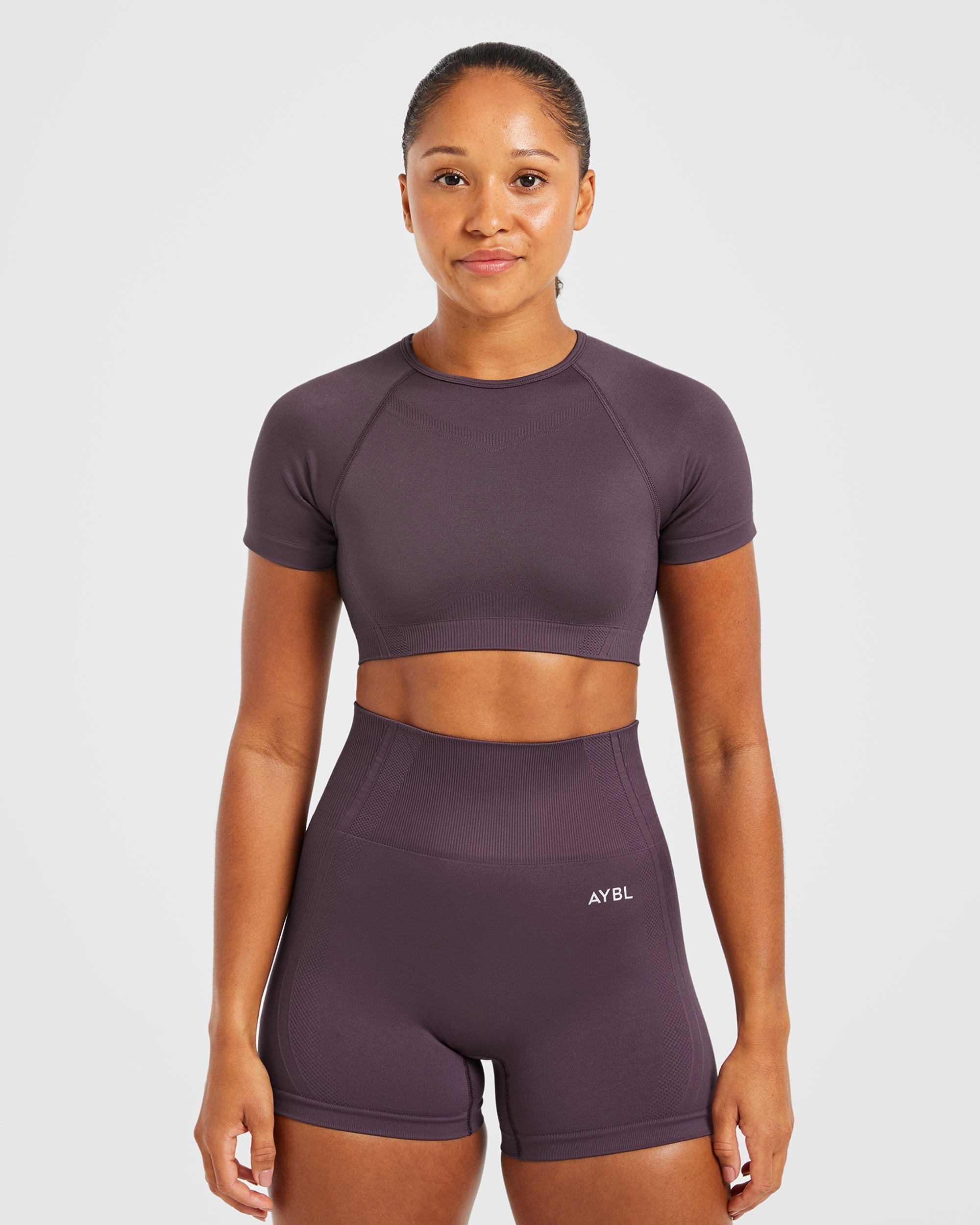 Balance V3 Seamless Crop Top - Paars