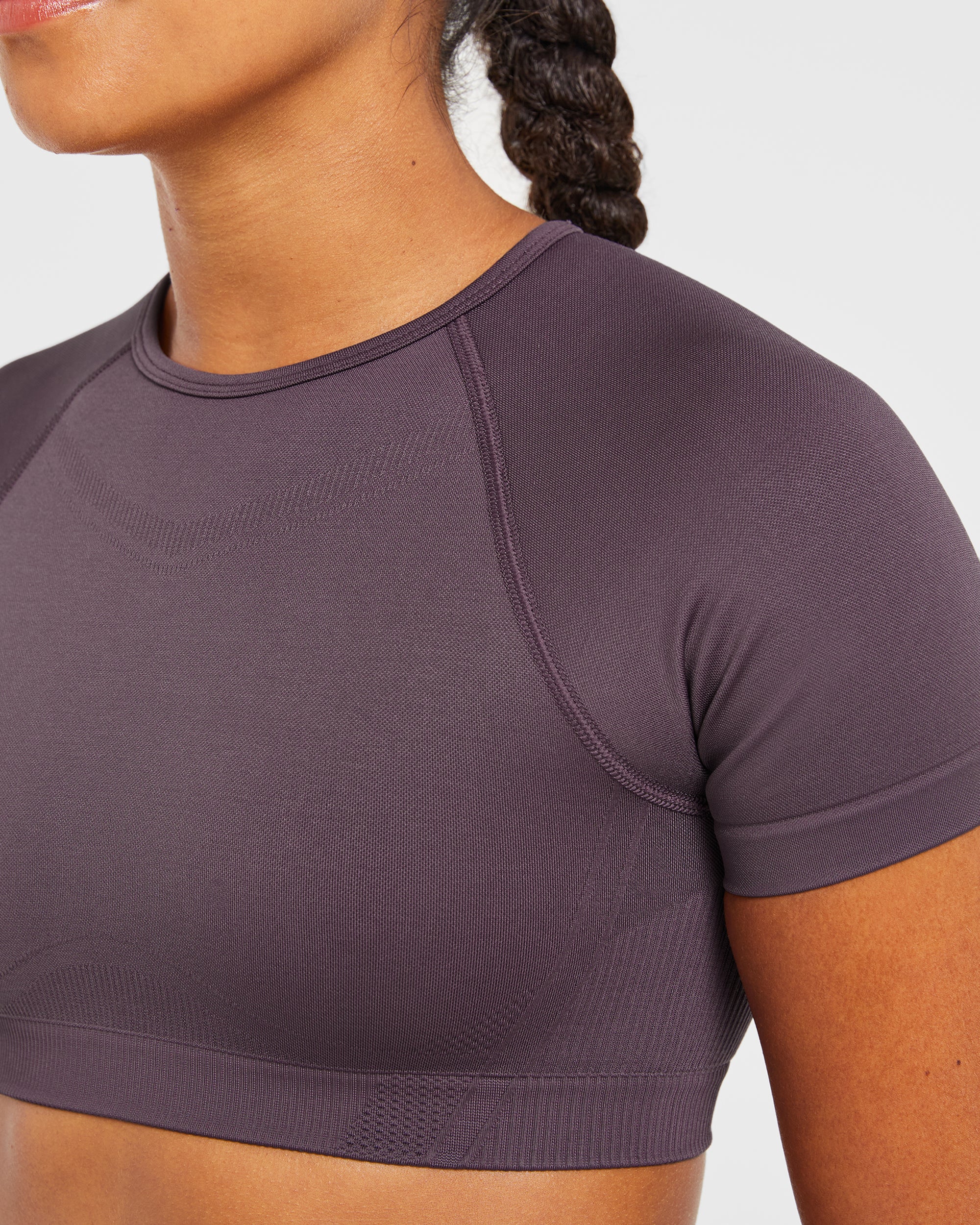 Balance V3 Seamless Crop Top - Paars