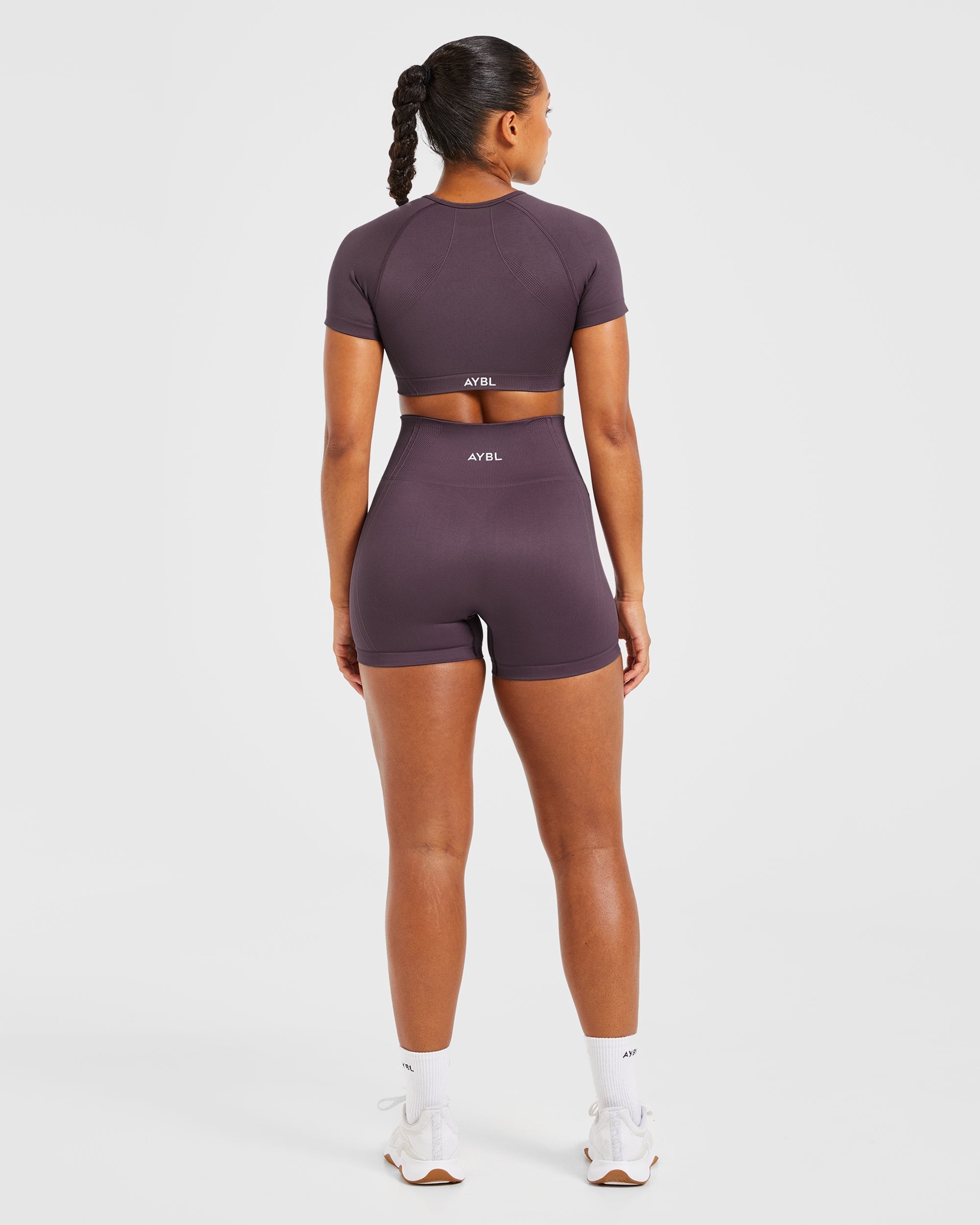 Balance V3 Seamless Crop Top - Paars