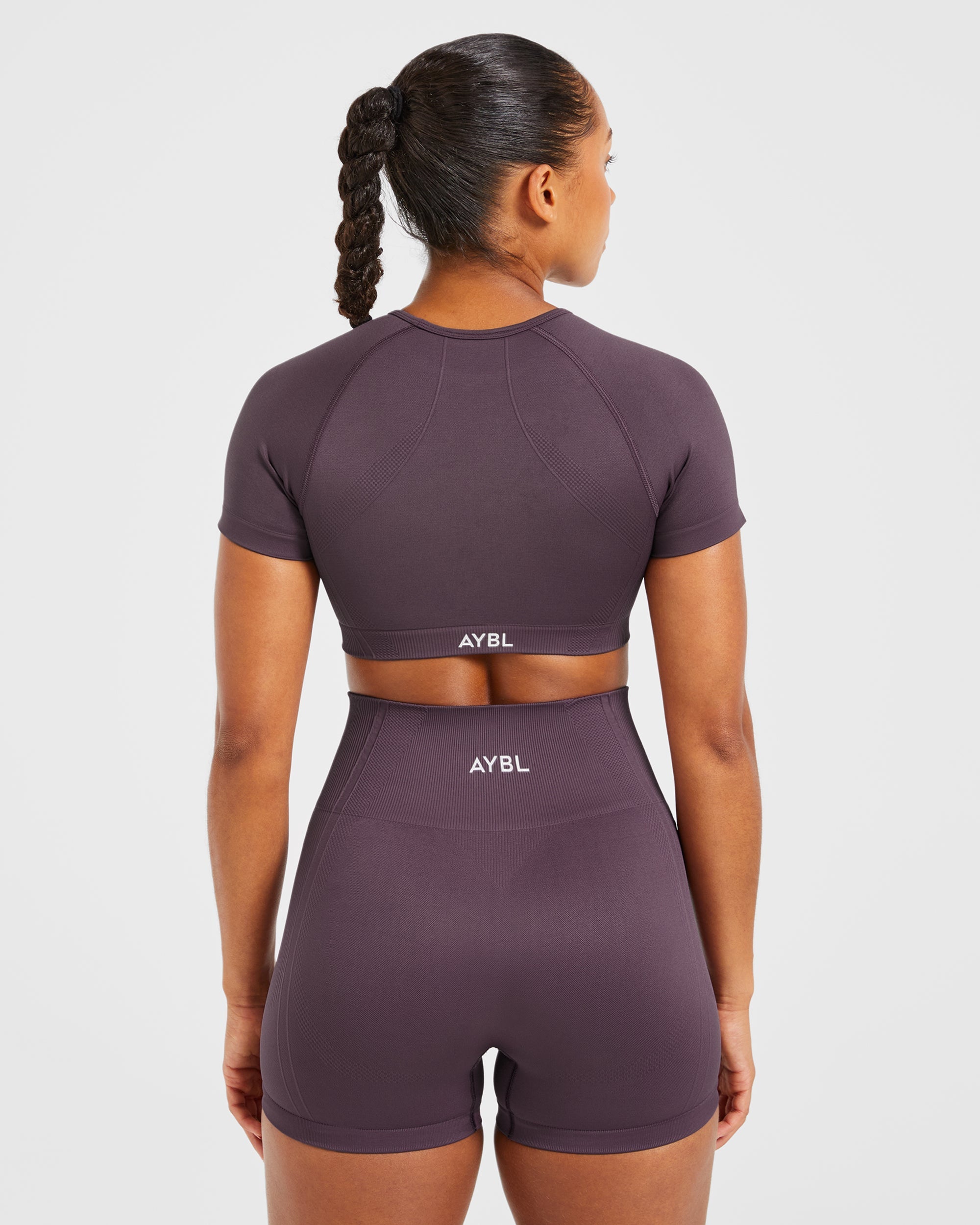 Balance V3 Seamless Crop Top - Paars