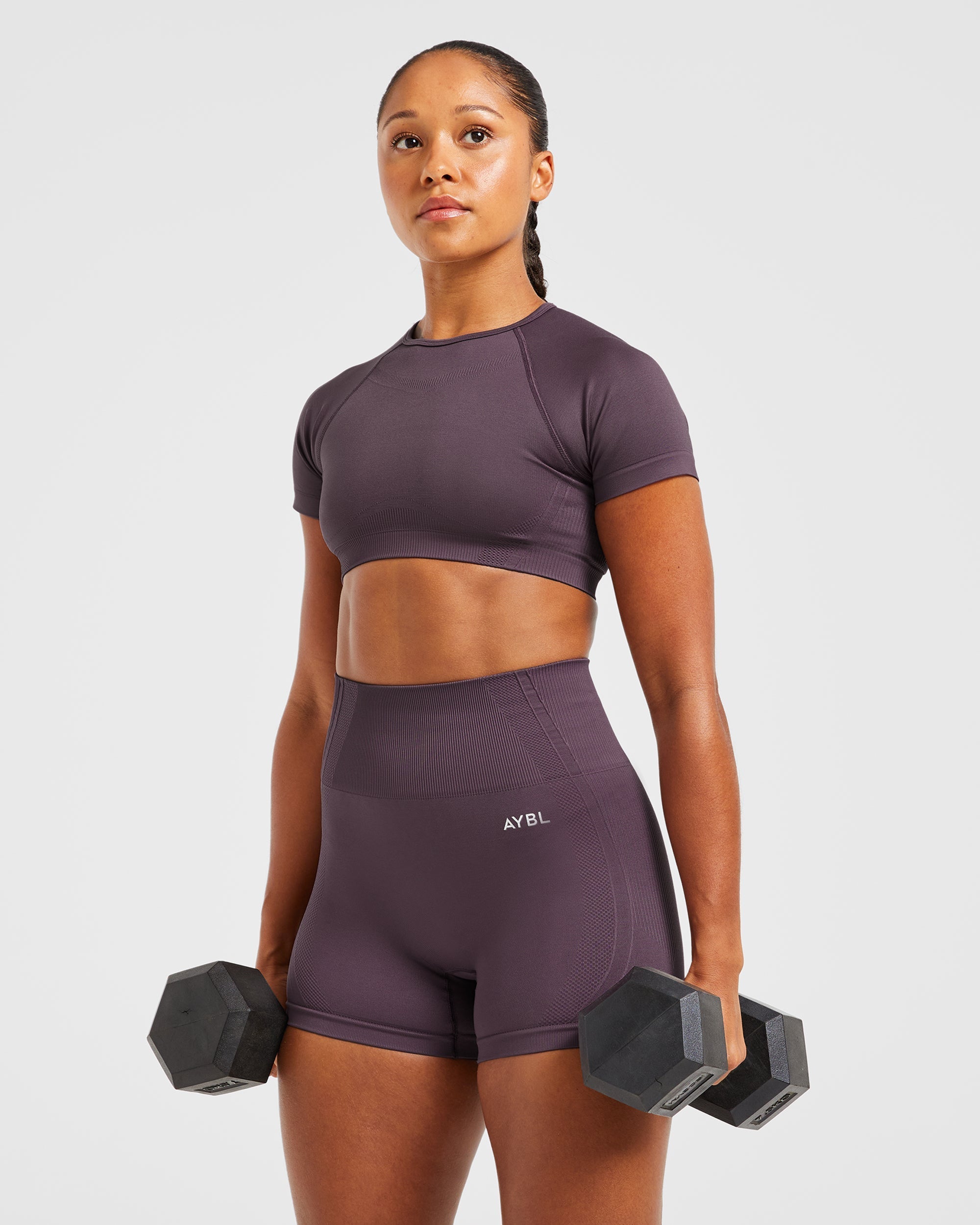 Balance V3 Seamless Crop Top - Paars