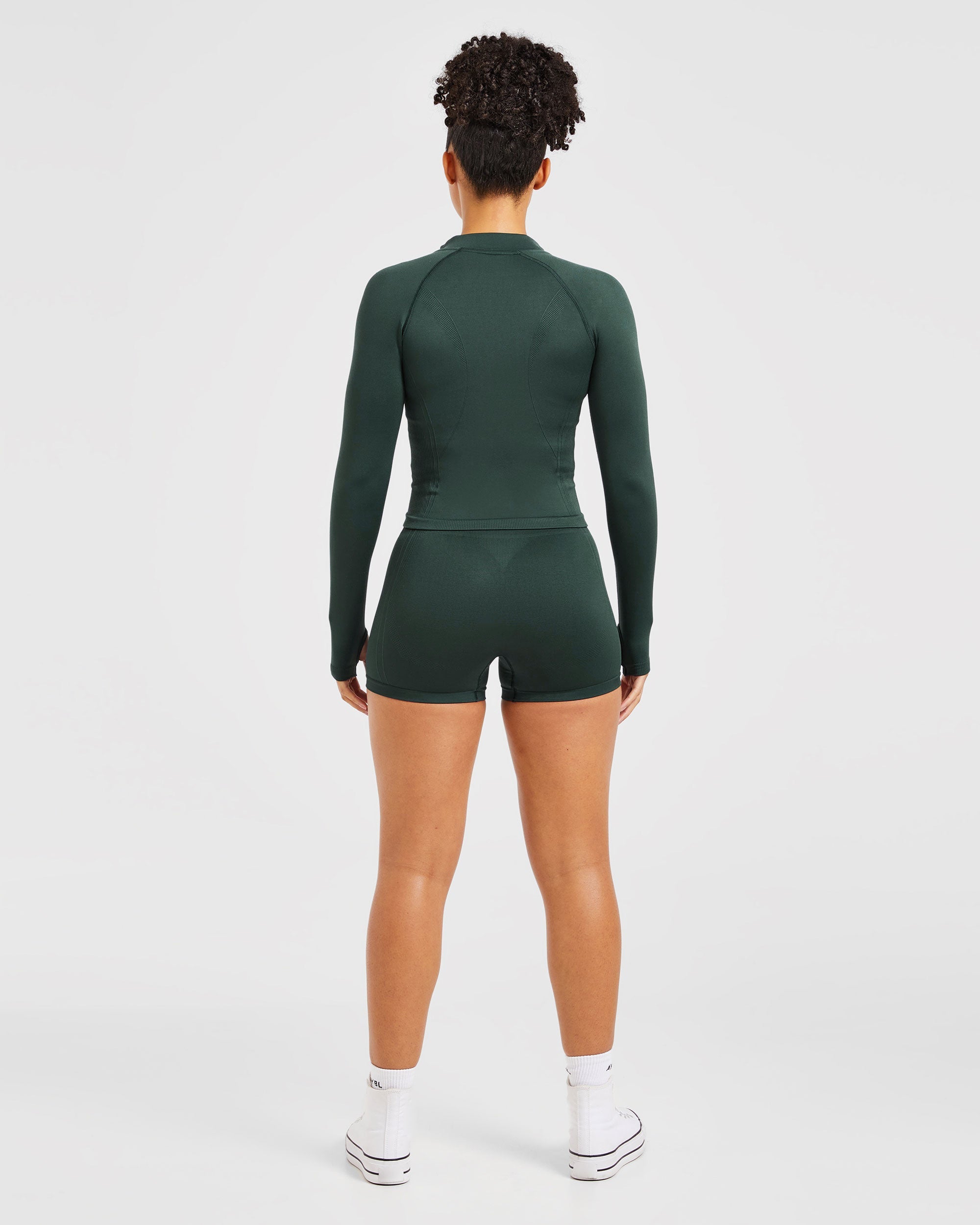 Balance V3 Seamless Zip Jacket - Dark Groen