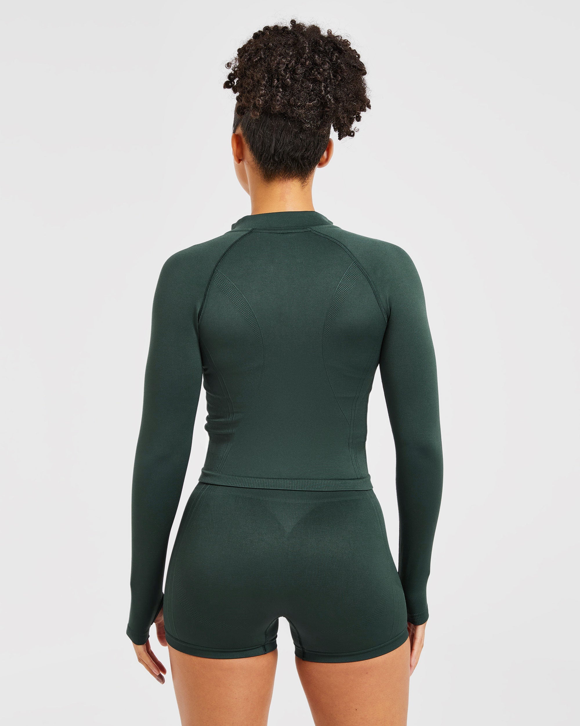 Balance V3 Seamless Zip Jacket - Dark Groen