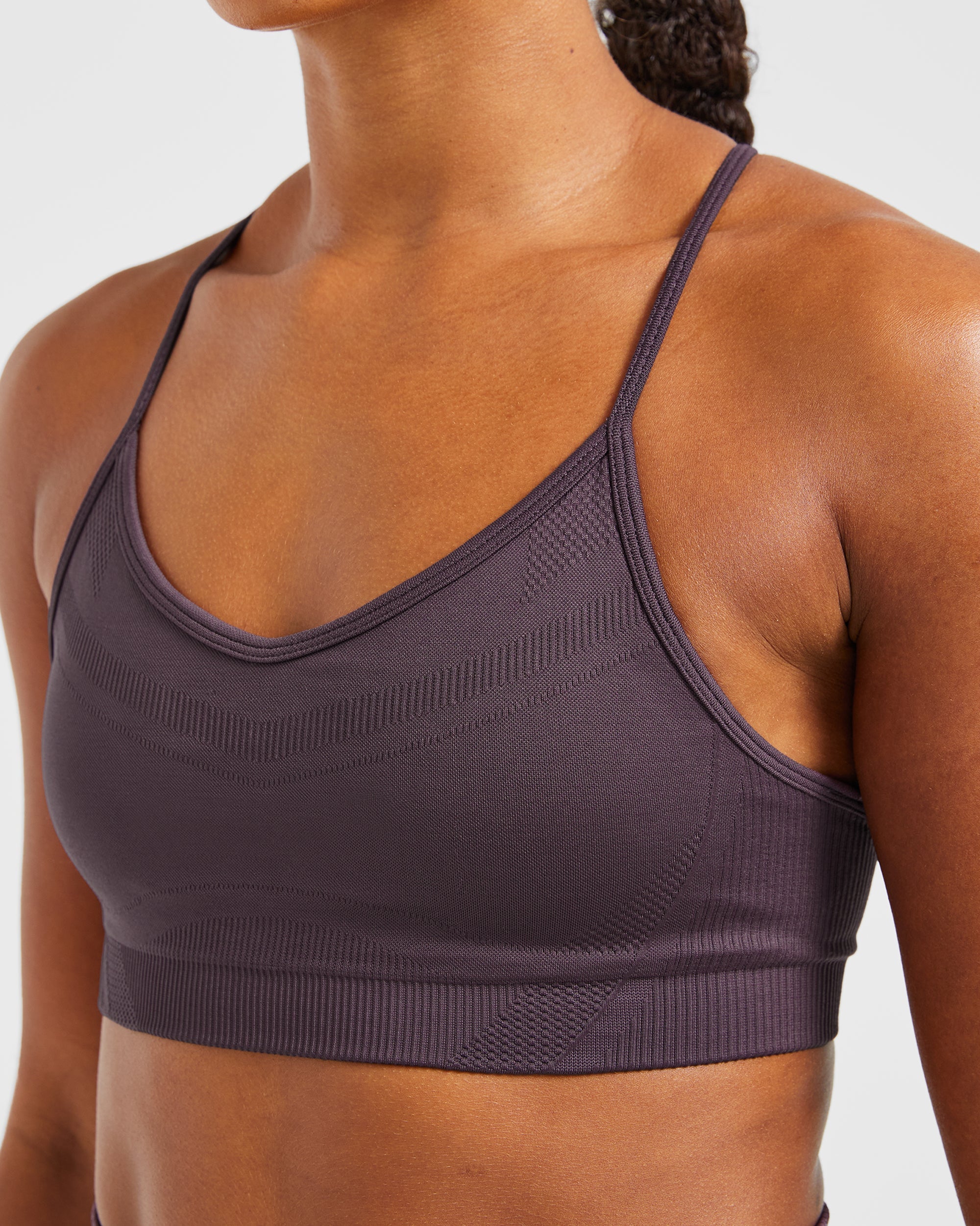 Balance V3 Seamless Strappy Sports Bra - Paars