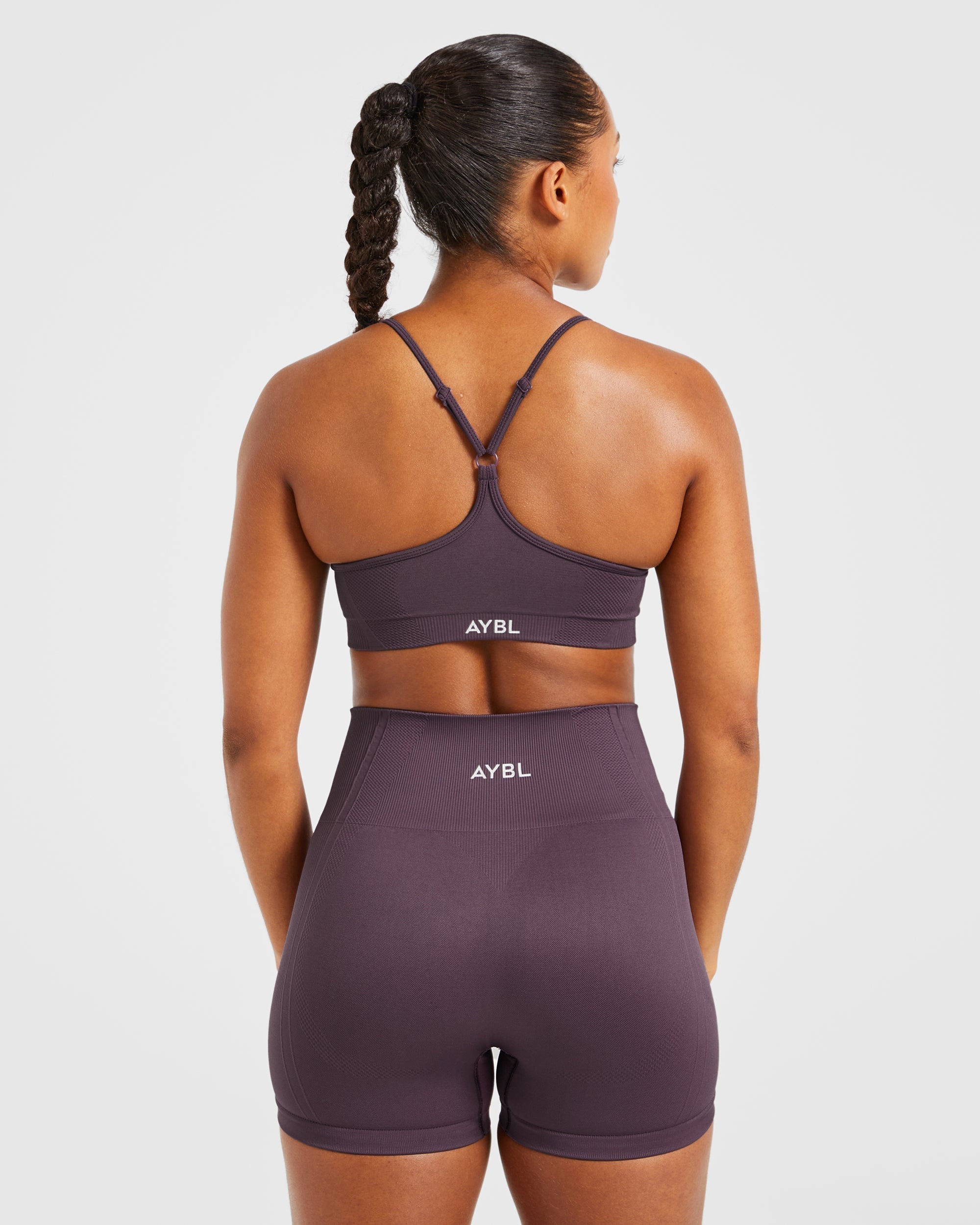 Balance V3 Seamless Strappy Sports Bra - Paars