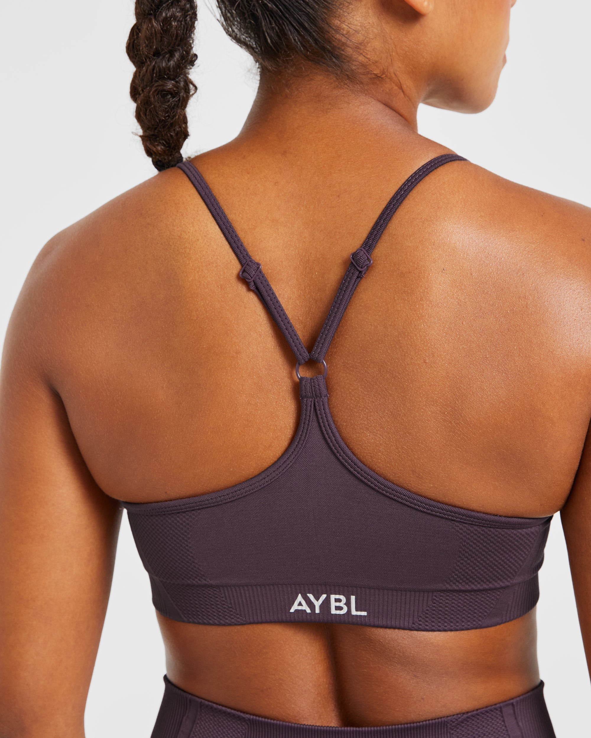 Balance V3 Seamless Strappy Sports Bra - Paars