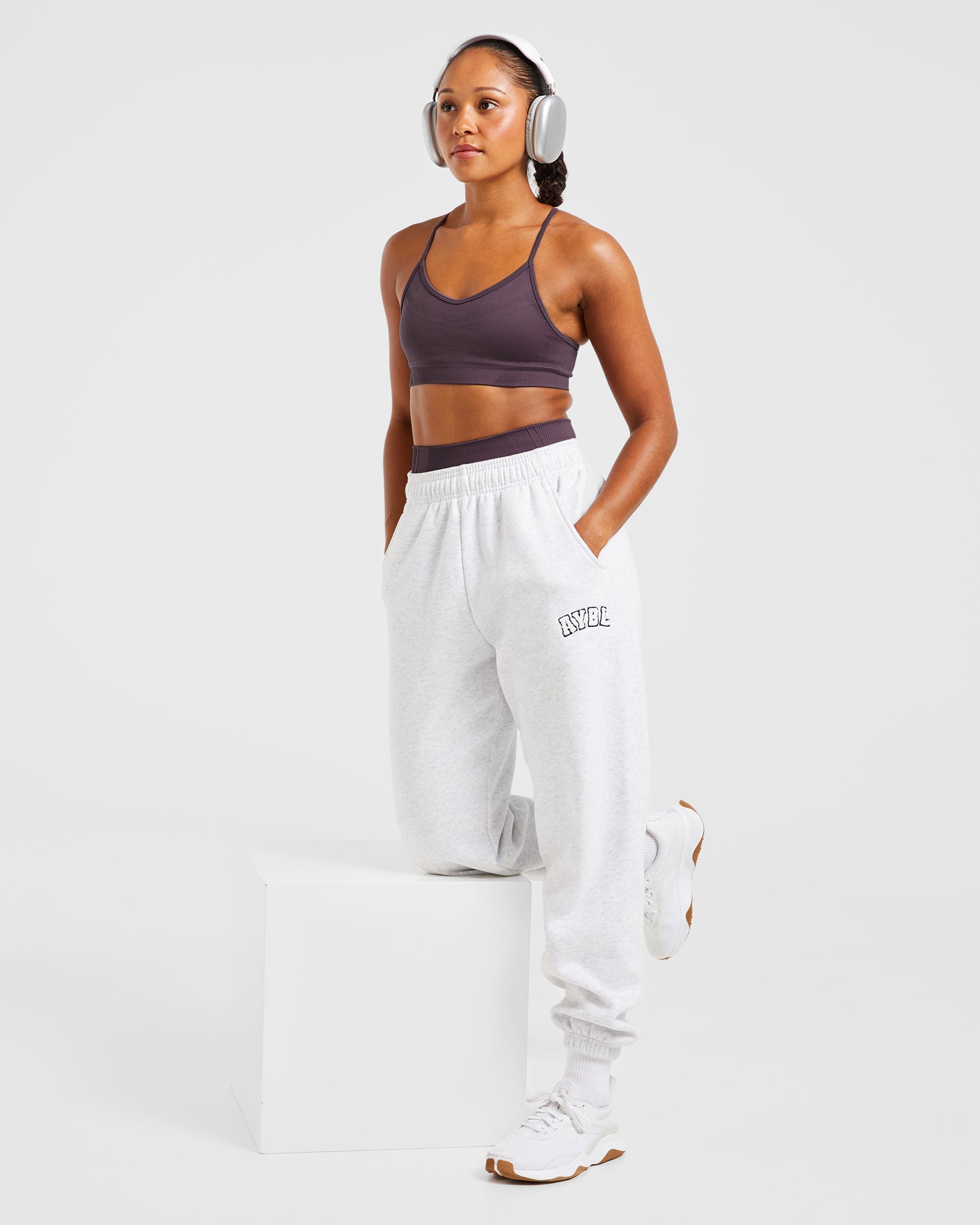 Balance V3 Seamless Strappy Sports Bra - Paars