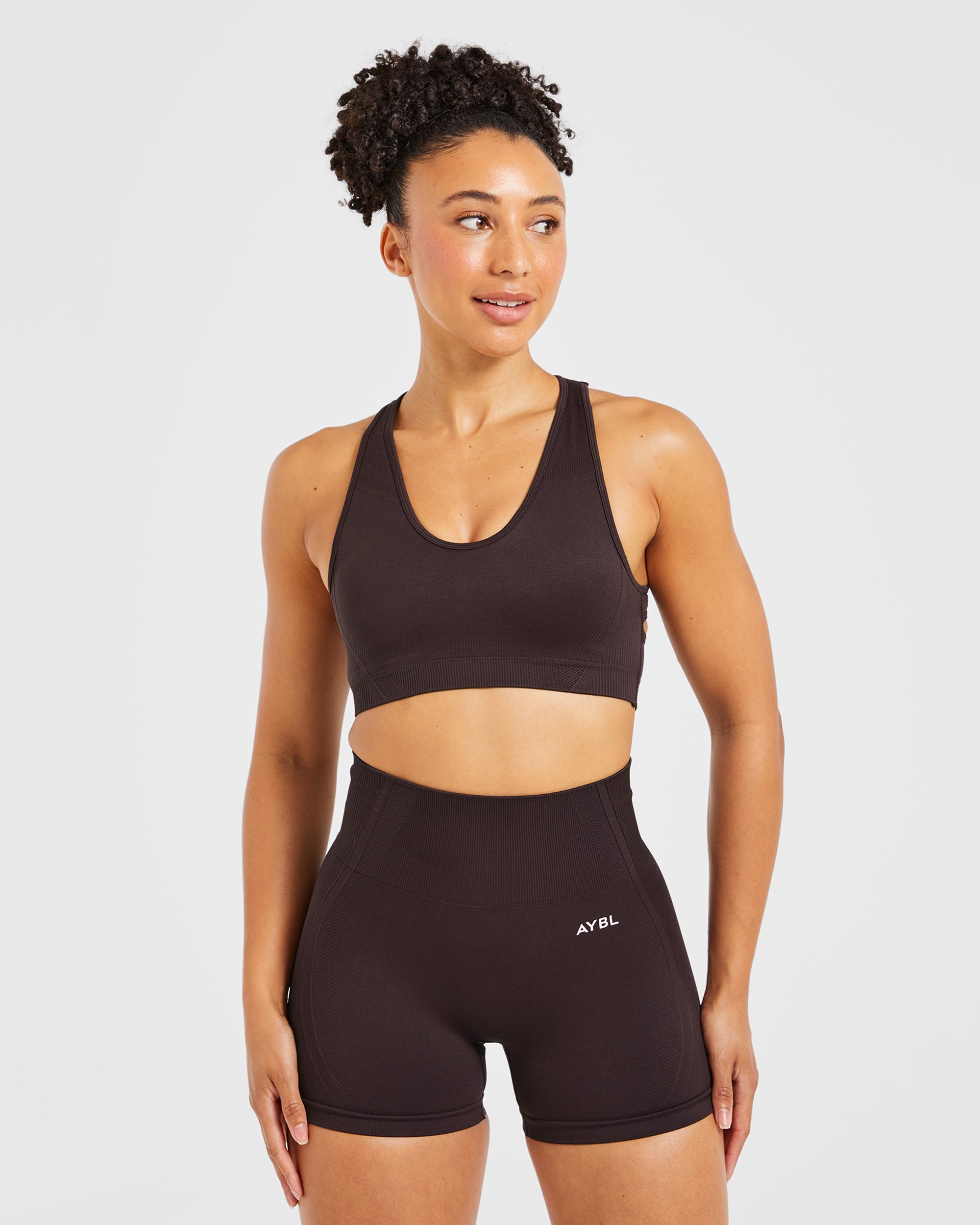 Balance V3 Seamless Sports Bra - Dark Bruin