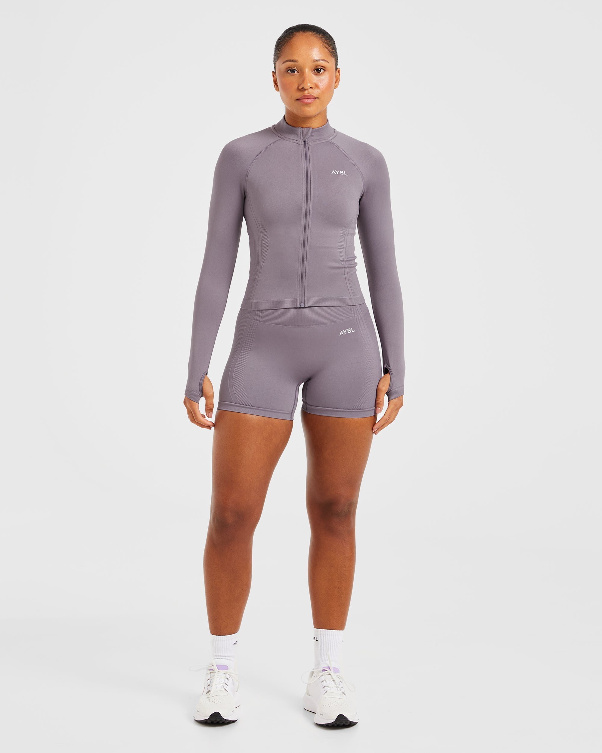 Balance V3 Seamless Zip Jacket - Mauve