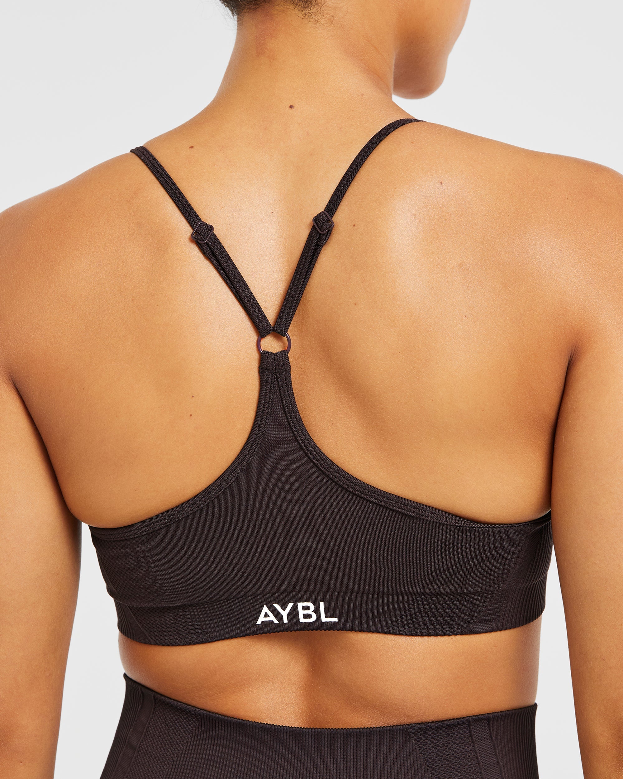 Balance V3 Seamless Strappy Sports Bra - Dark Bruin