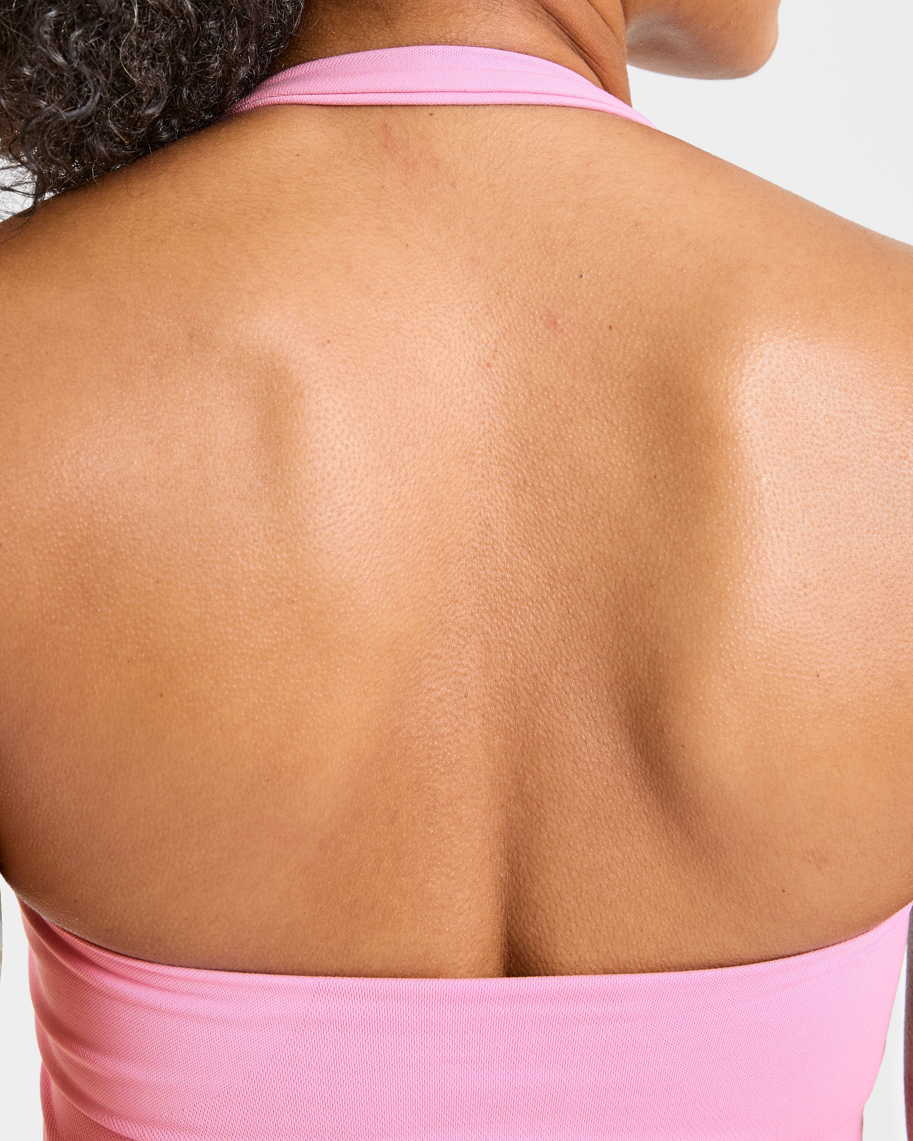 Enhance Seamless Halterneck Top - Sugar Roze