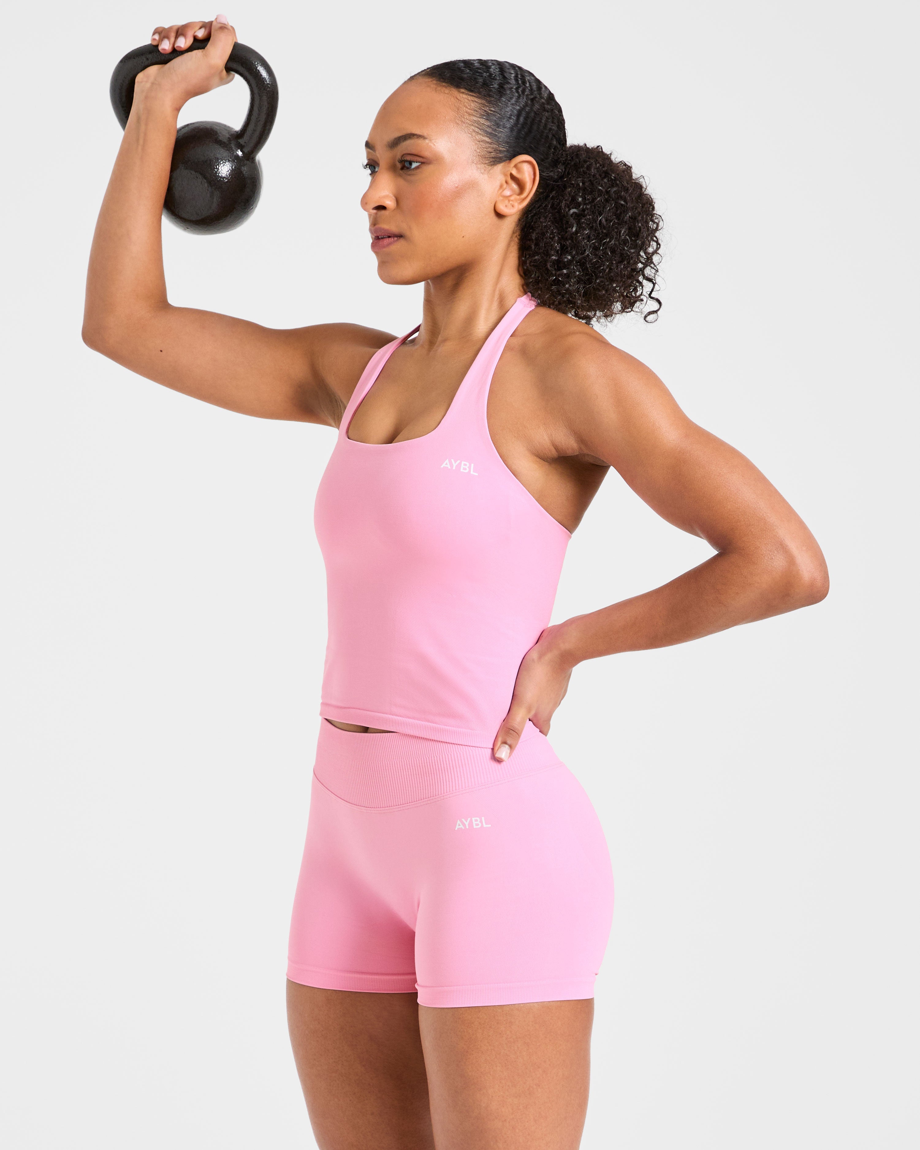 Enhance Seamless Shorts | 3.5" - Sugar Roze