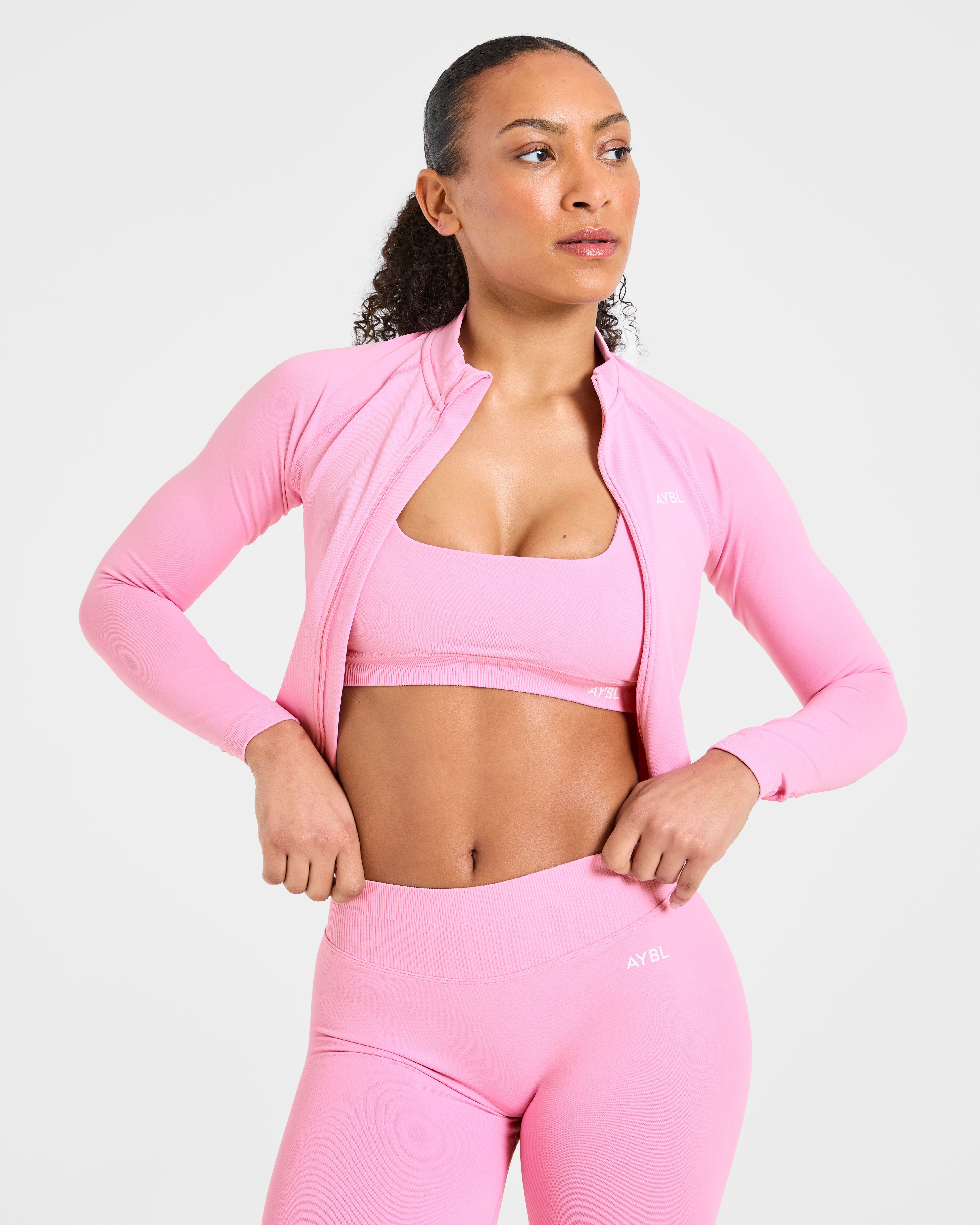 Enhance Seamless Jacket - Sugar Roze