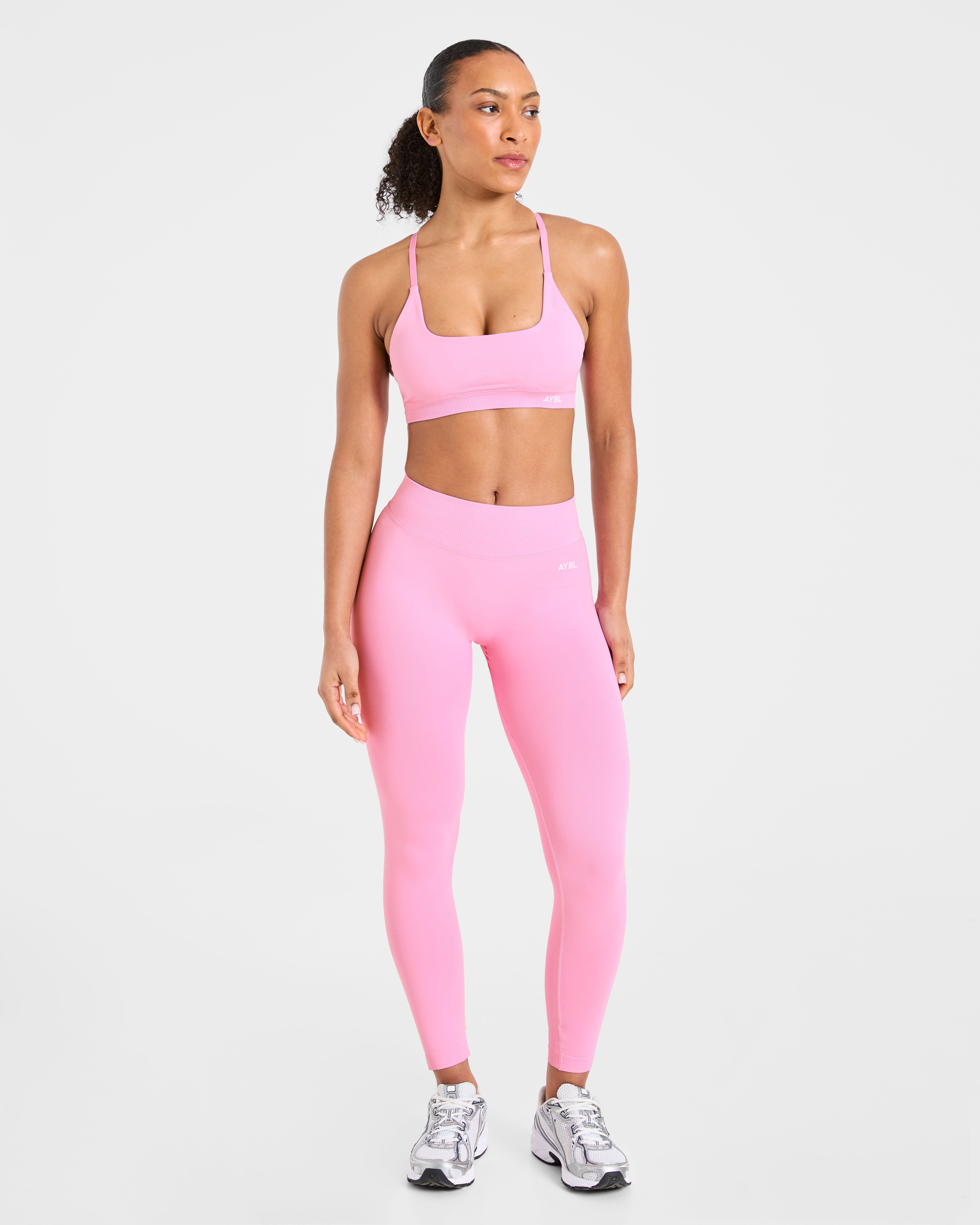 Enhance Seamless Sports Bra - Sugar Roze