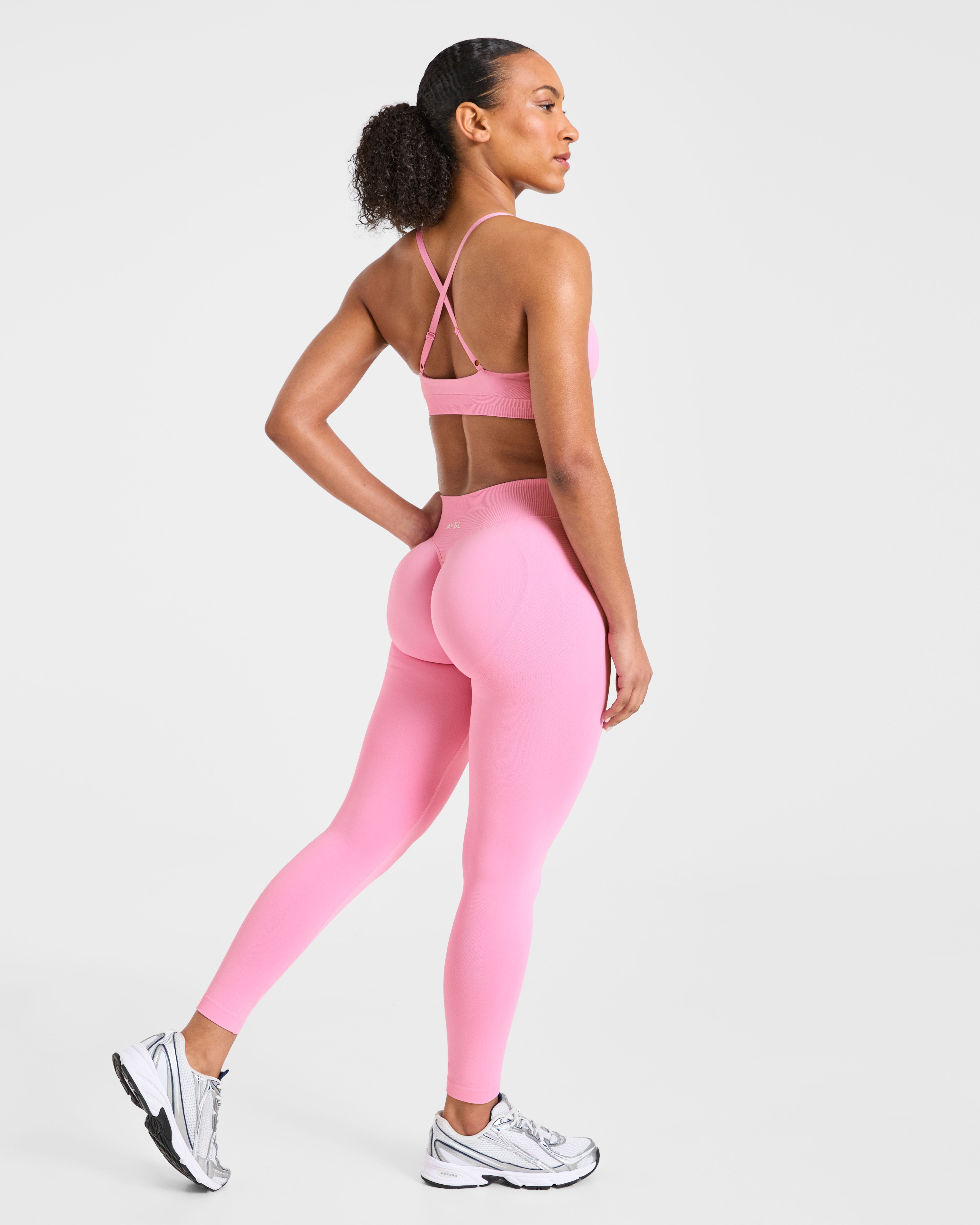 Enhance Seamless Sports Bra - Sugar Roze