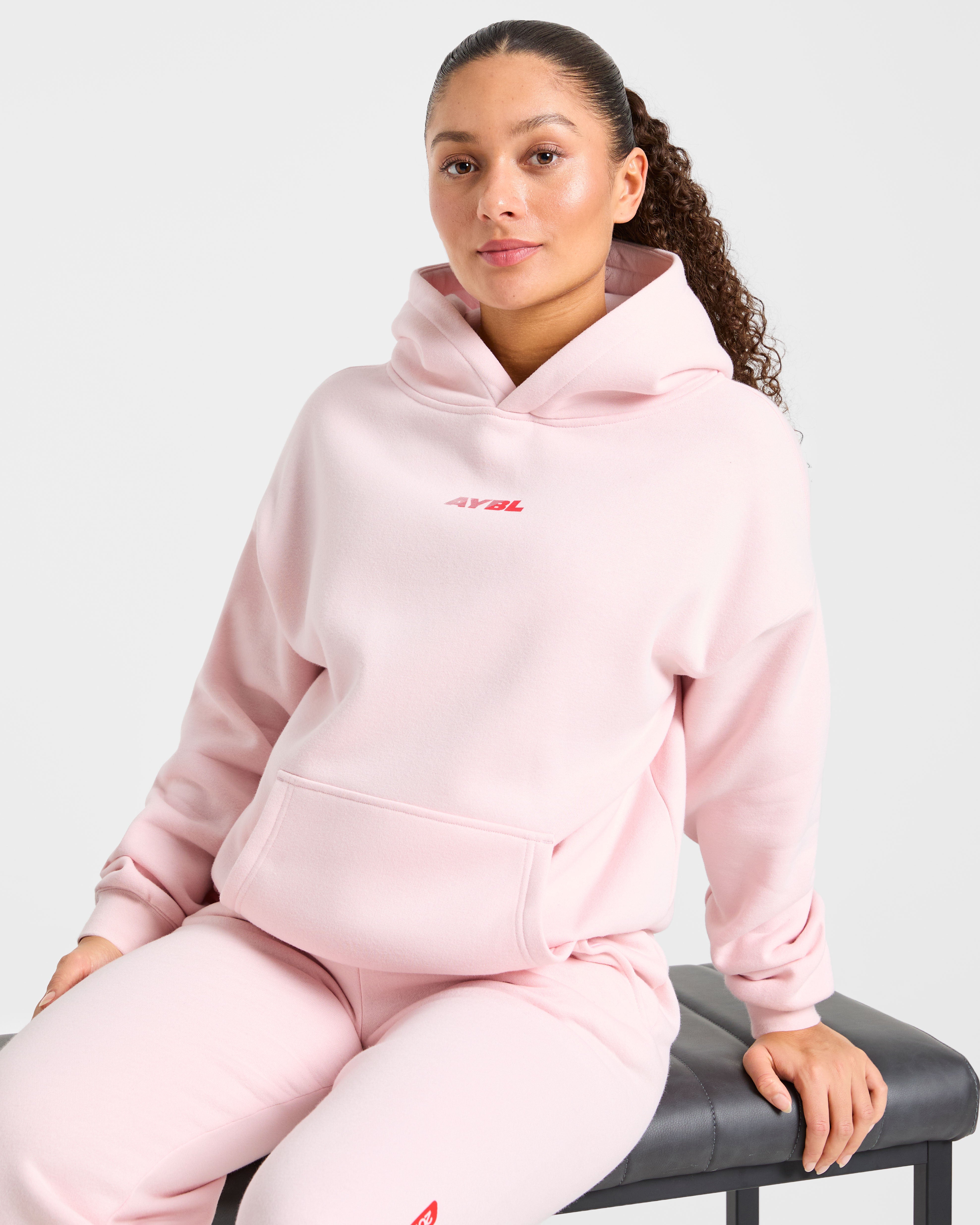 Athletics Dept Oversized Hoodie - Roze