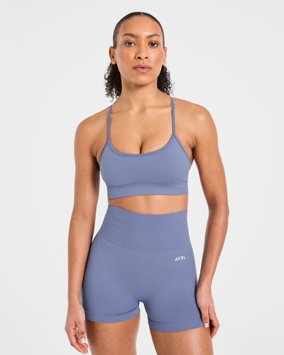 Empower Seamless Sports Bra - Slate Blauw