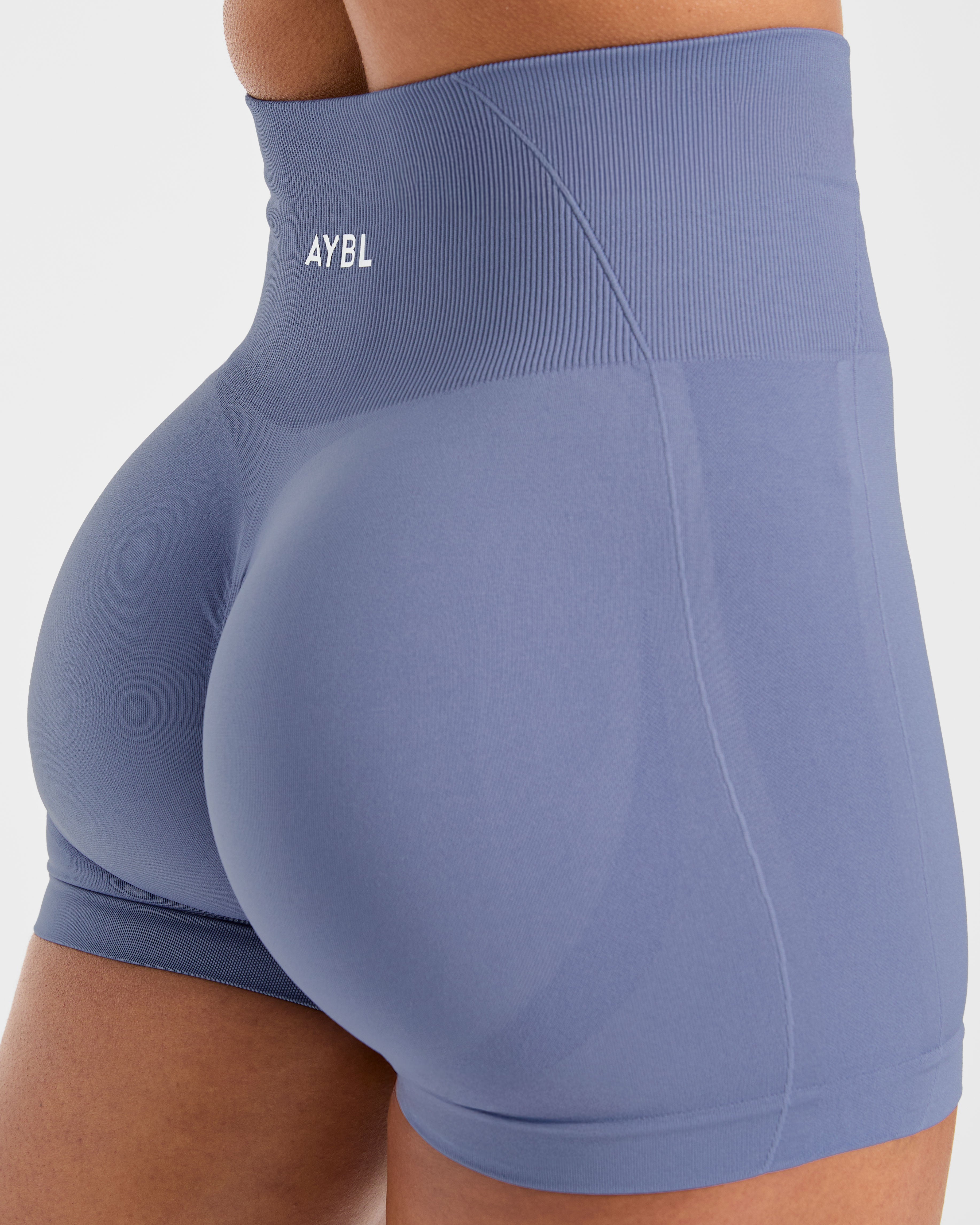 Empower Seamless Shorts - Slate Blauw