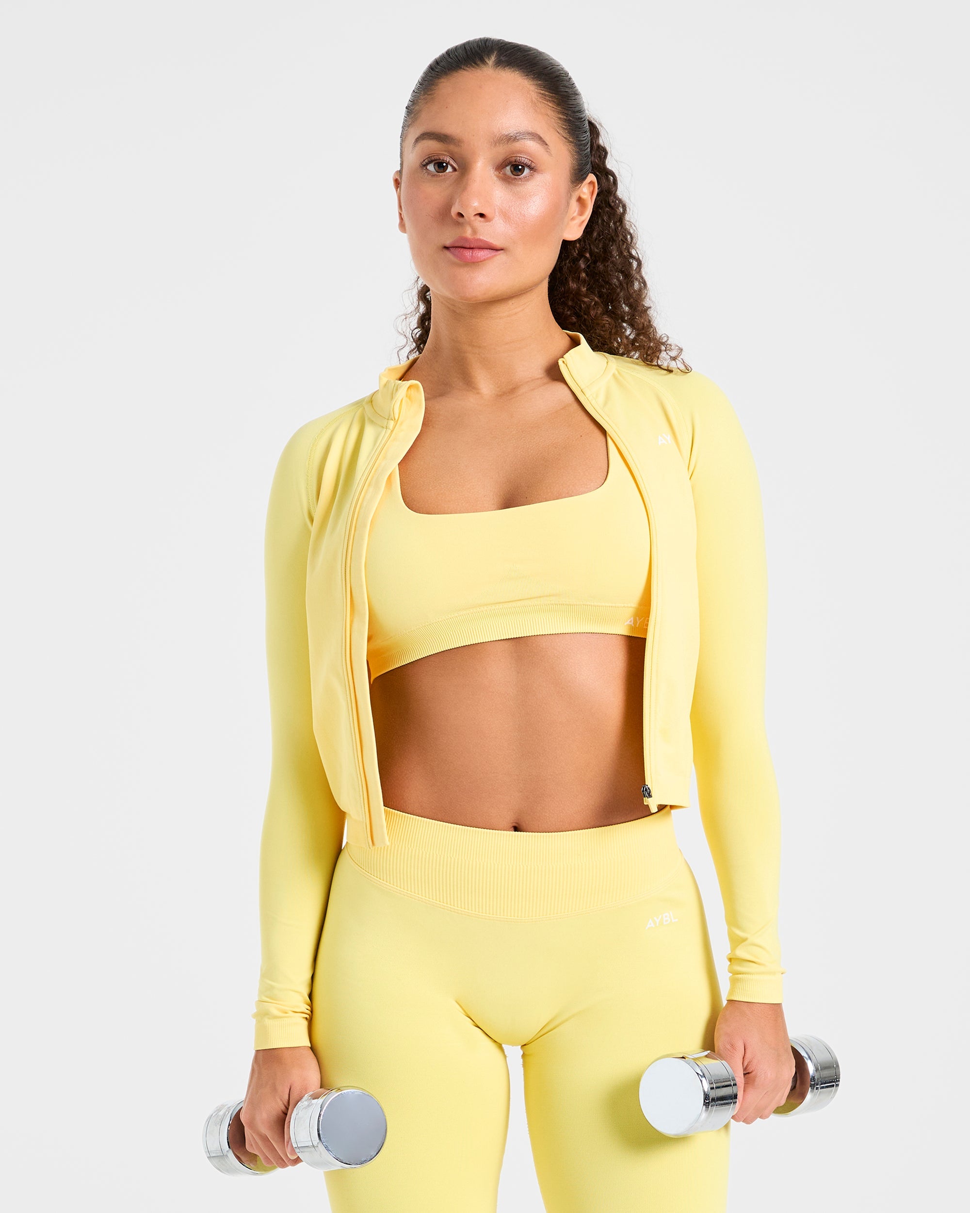 Enhance Seamless Jacket - Bright Geel