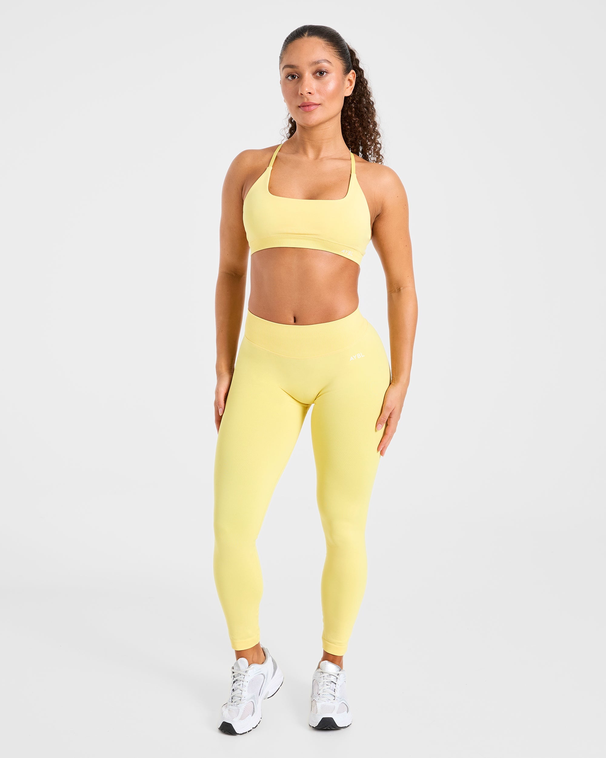 Enhance Seamless Sports Bra - Bright Geel