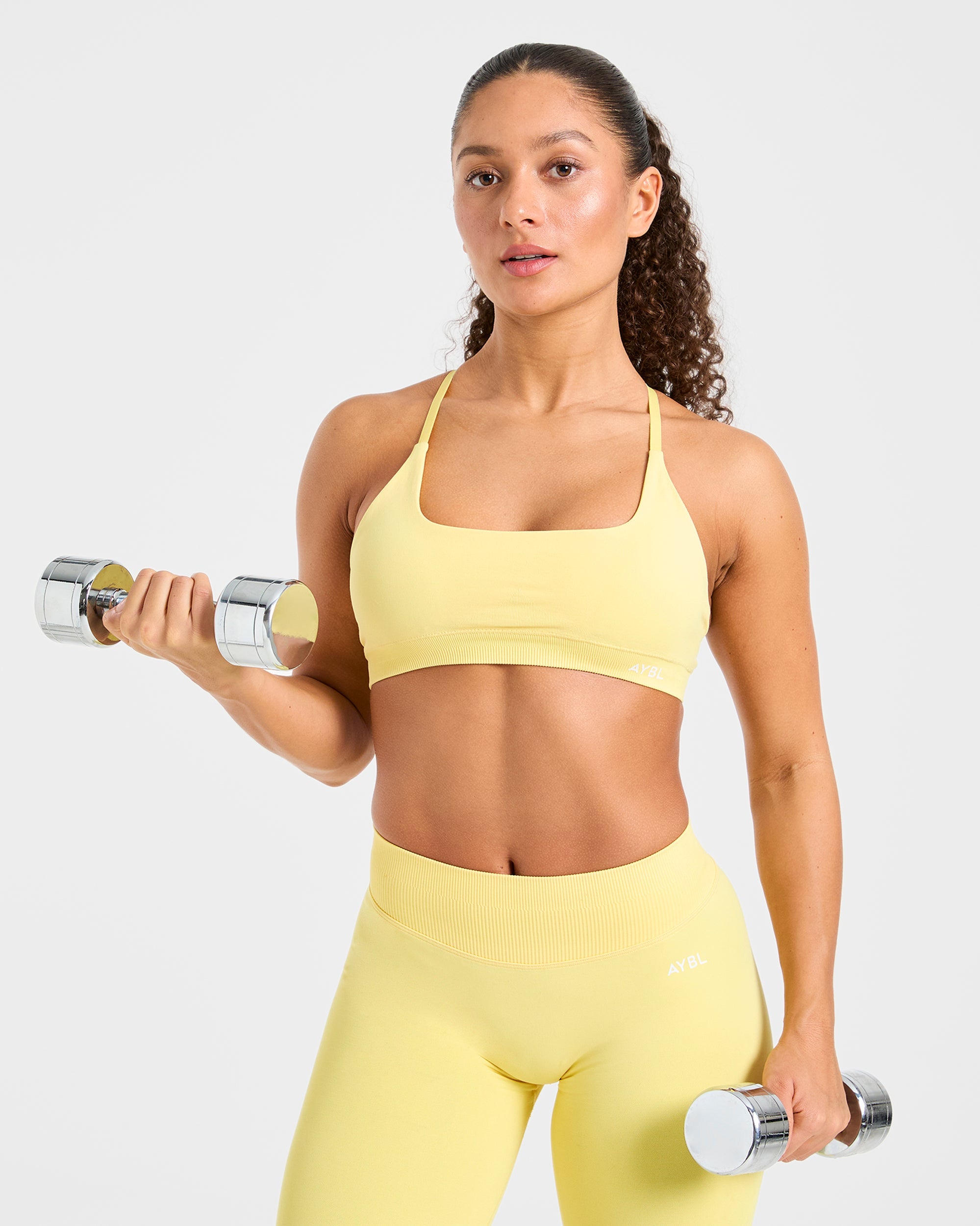 Enhance Seamless Sports Bra - Bright Geel