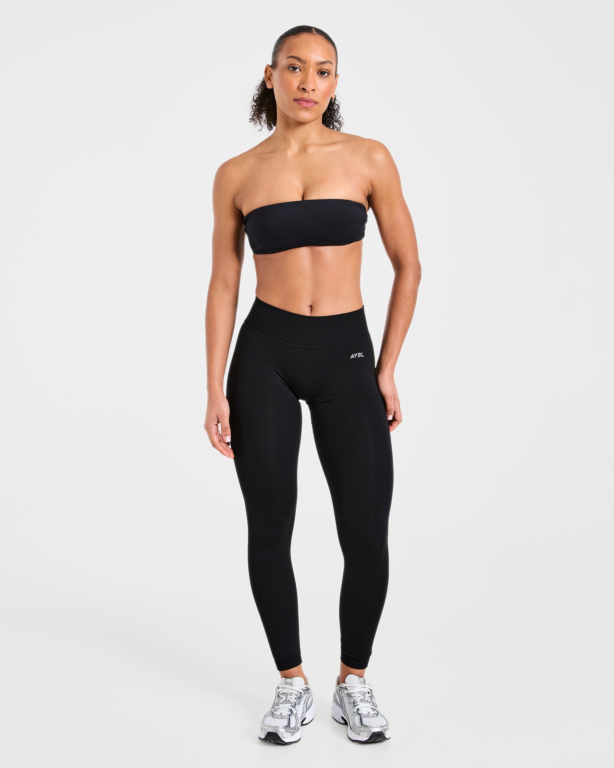 Essential Bandeau Sports Bra - Zwart