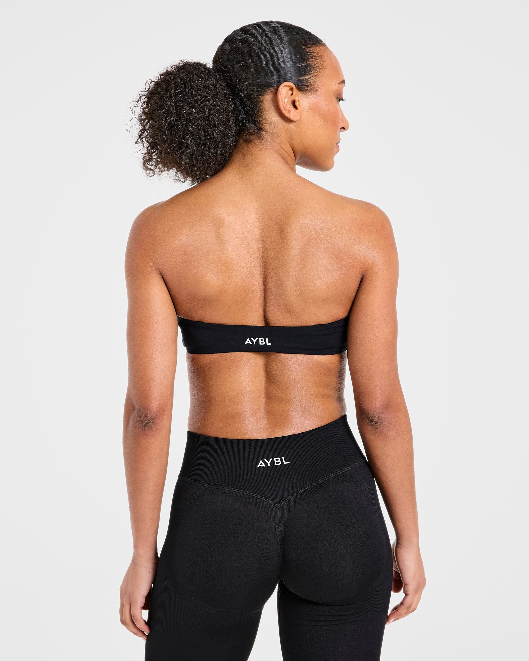 Essential Bandeau Sports Bra - Zwart