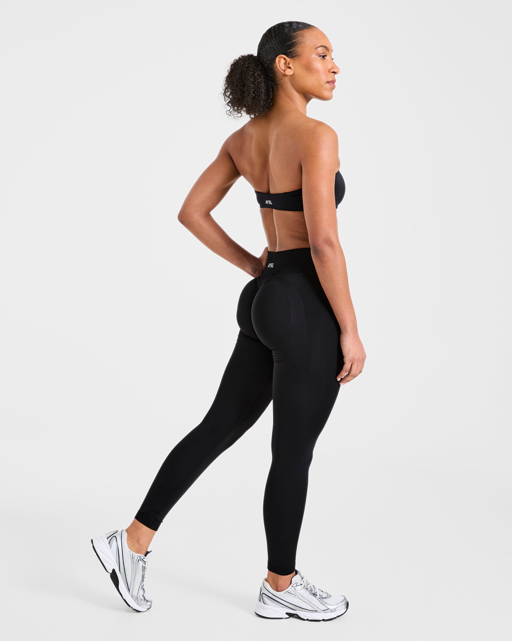 Essential Bandeau Sports Bra - Zwart