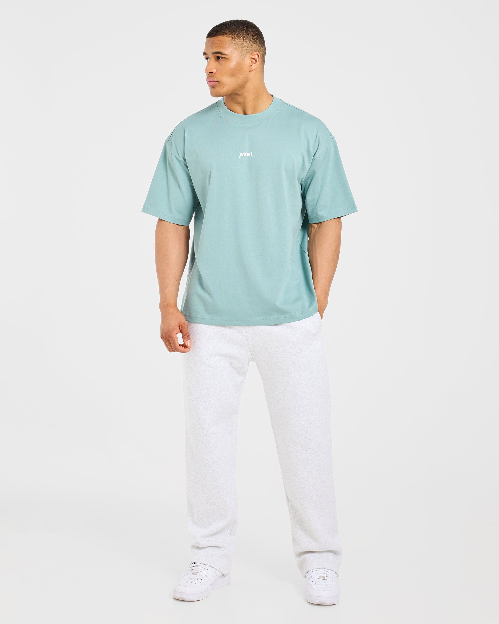 Wesley Vissers X Beyond Limits Oversized T Shirt - Aqua Mint