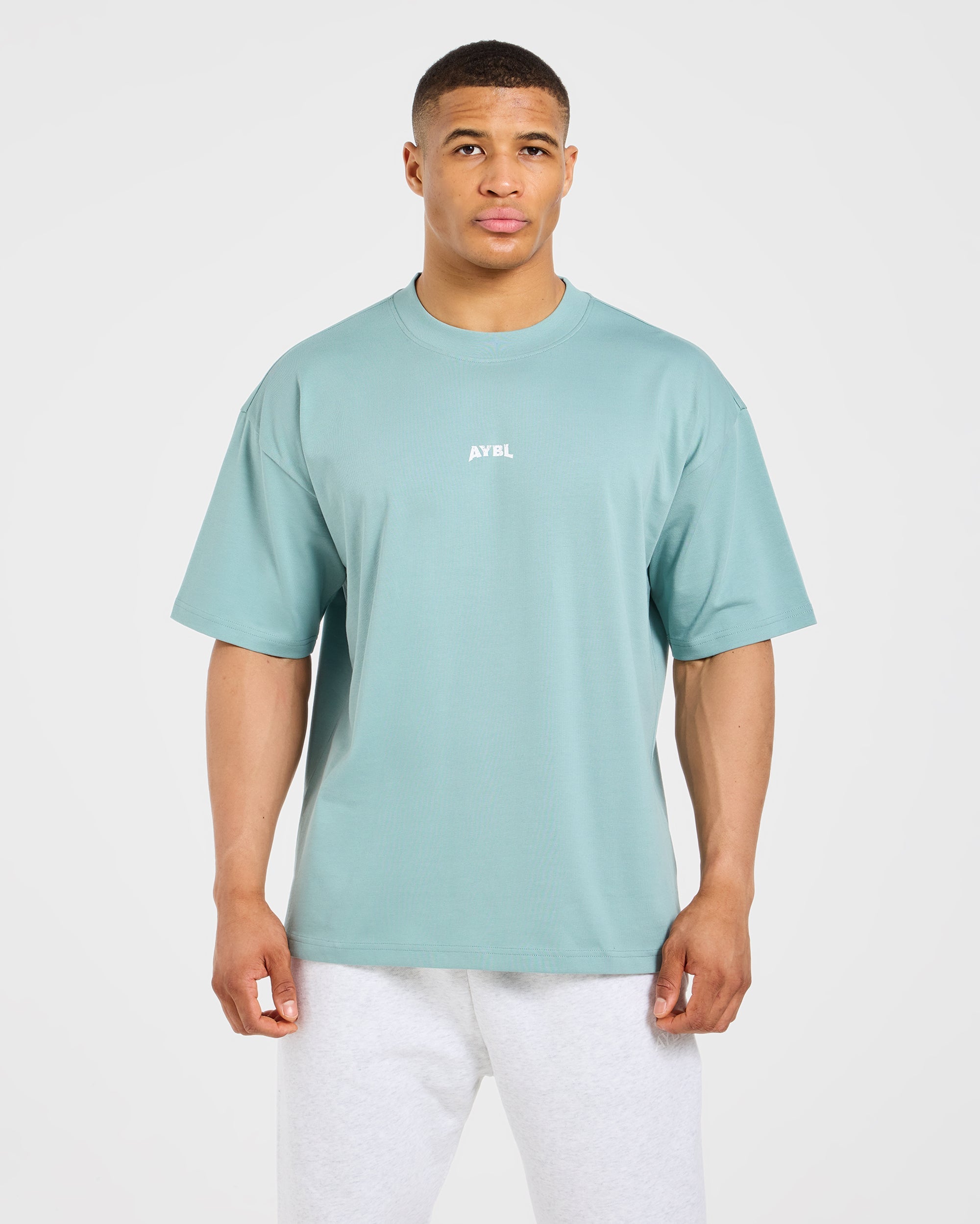 Wesley Vissers X Beyond Limits Oversized T Shirt - Aqua Mint