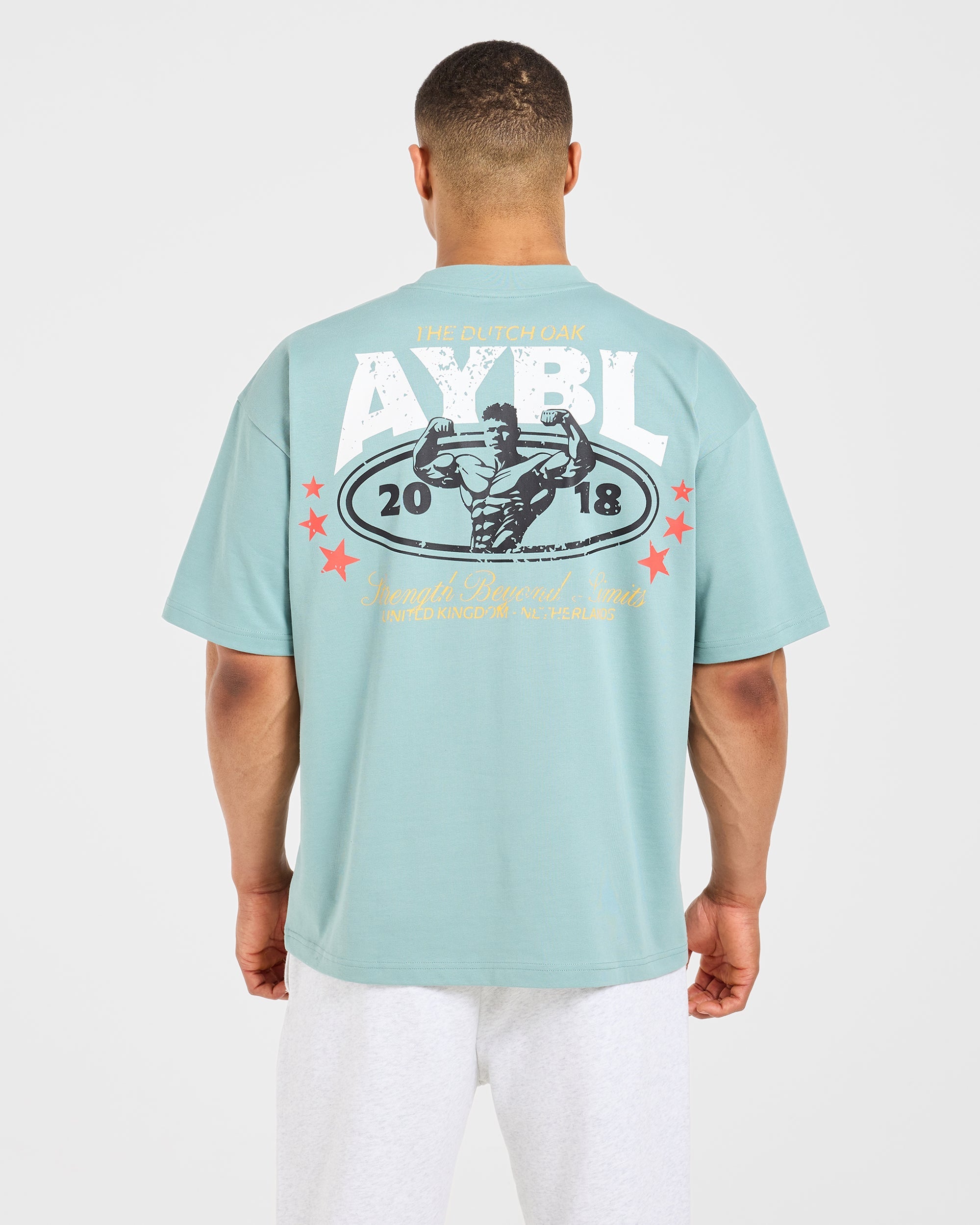 Wesley Vissers X Beyond Limits Oversized T Shirt - Aqua Mint