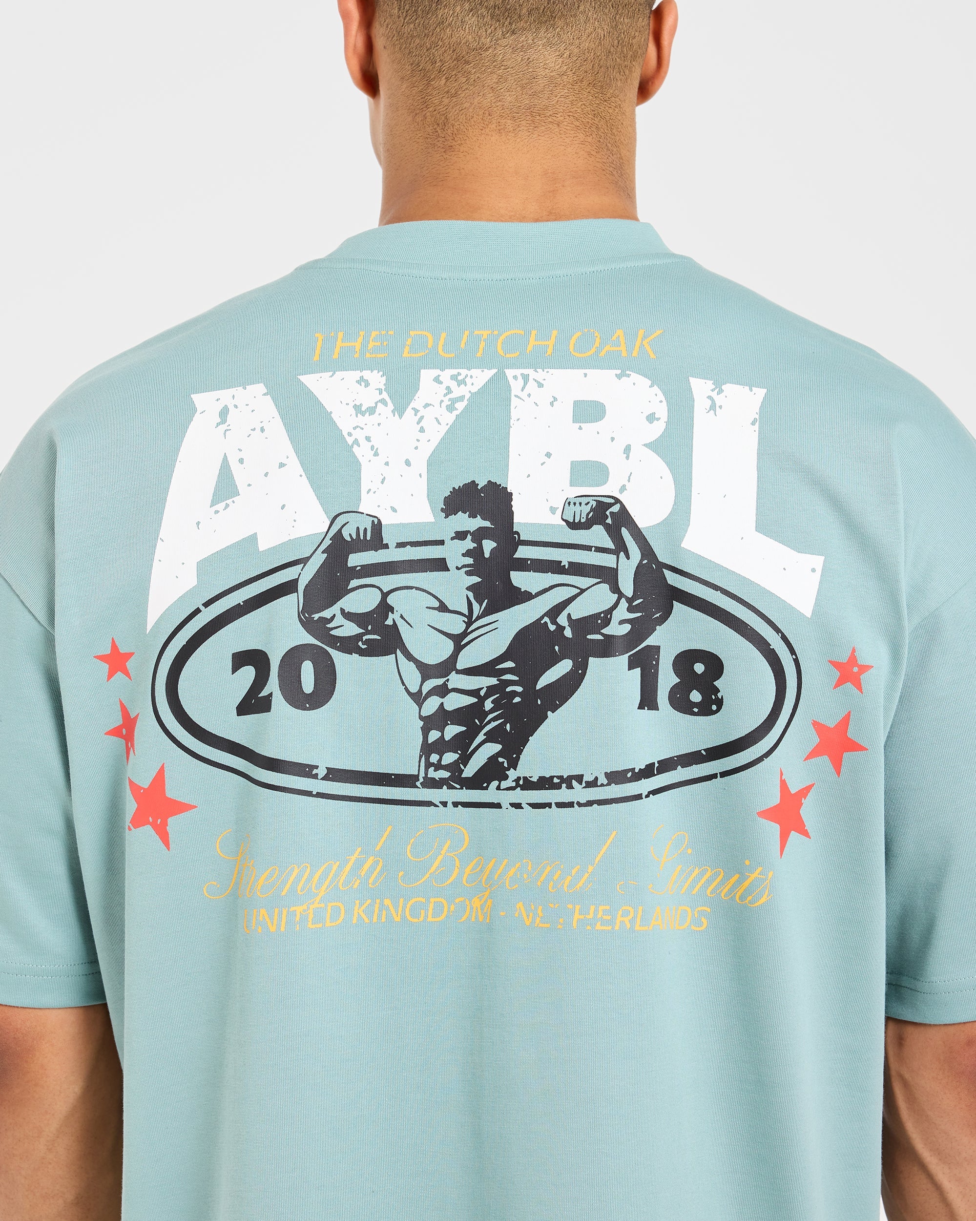 Wesley Vissers X Beyond Limits Oversized T Shirt - Aqua Mint