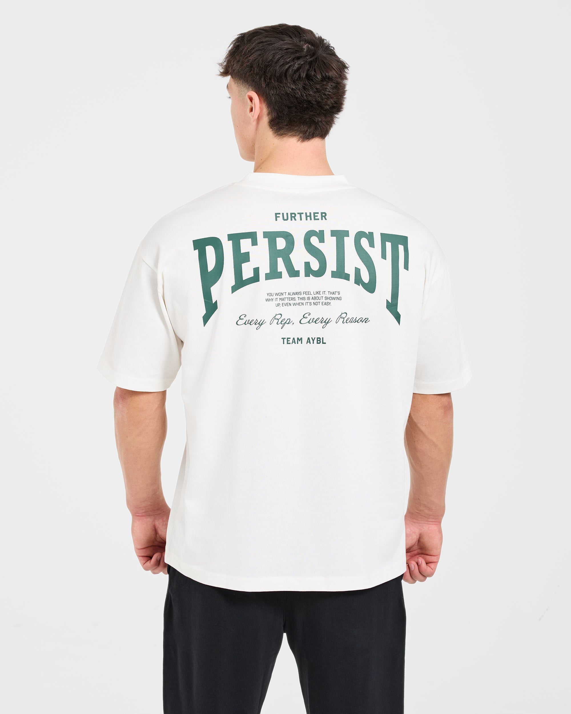 Cam Kissel x Persist Oversized T Shirt - Off White