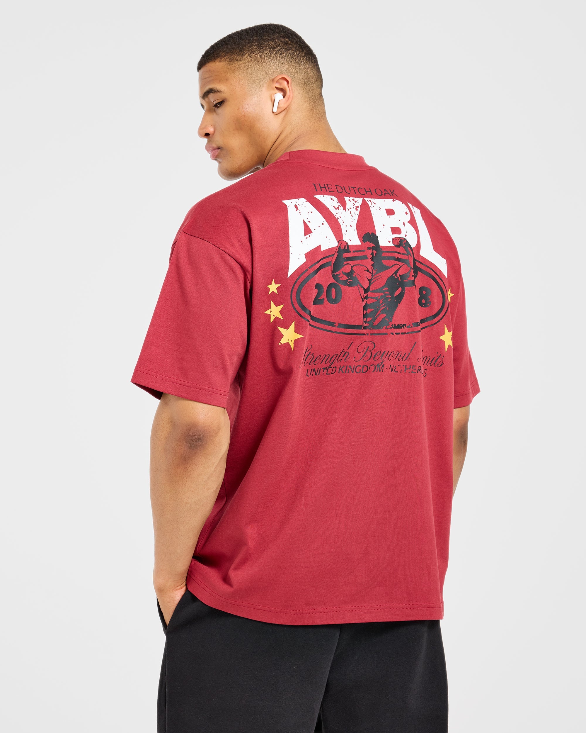 Wesley Vissers X Beyond Limits Oversized T Shirt - Rood