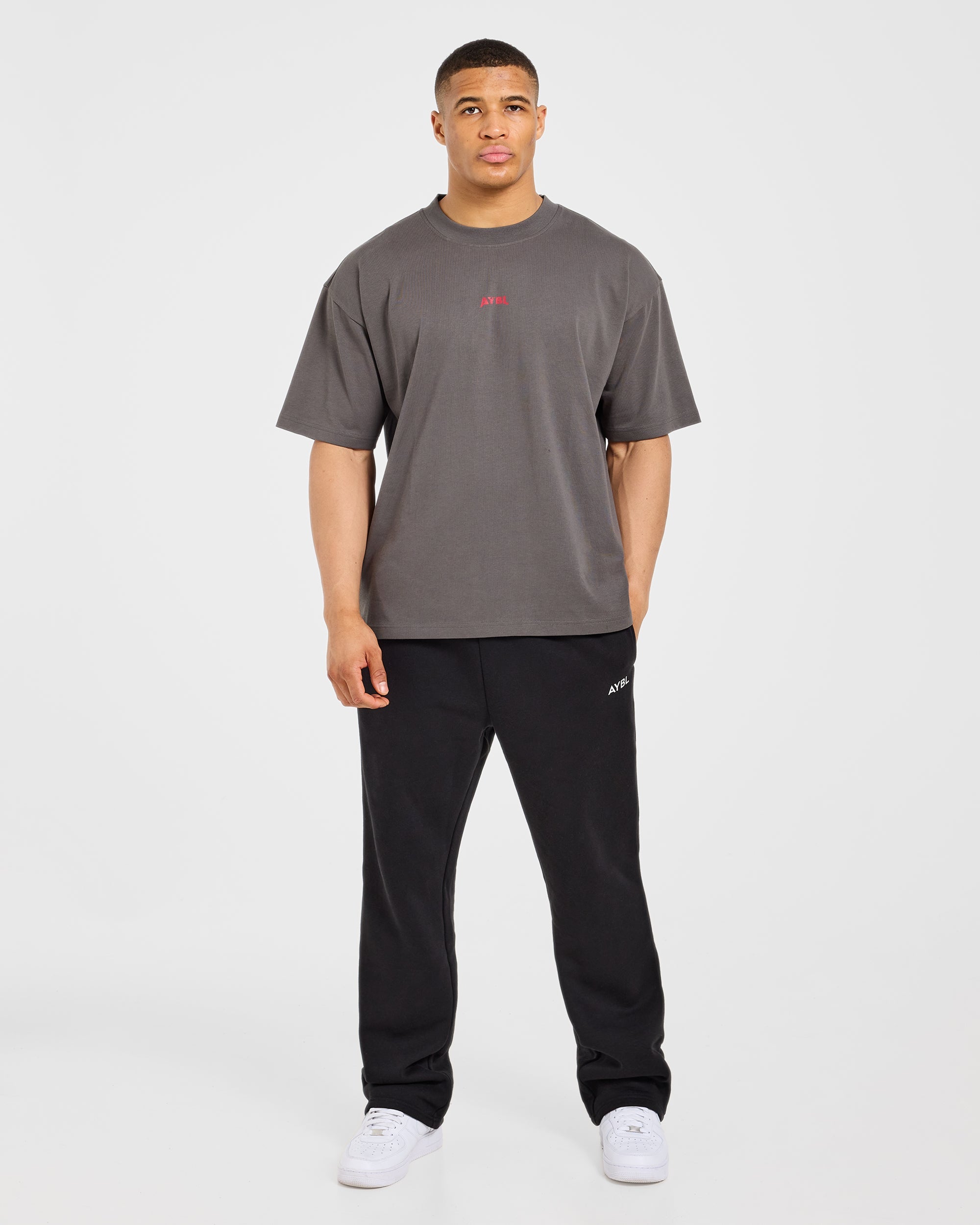 Wesley Vissers X Beyond Limits Oversized T Shirt - Charcoal