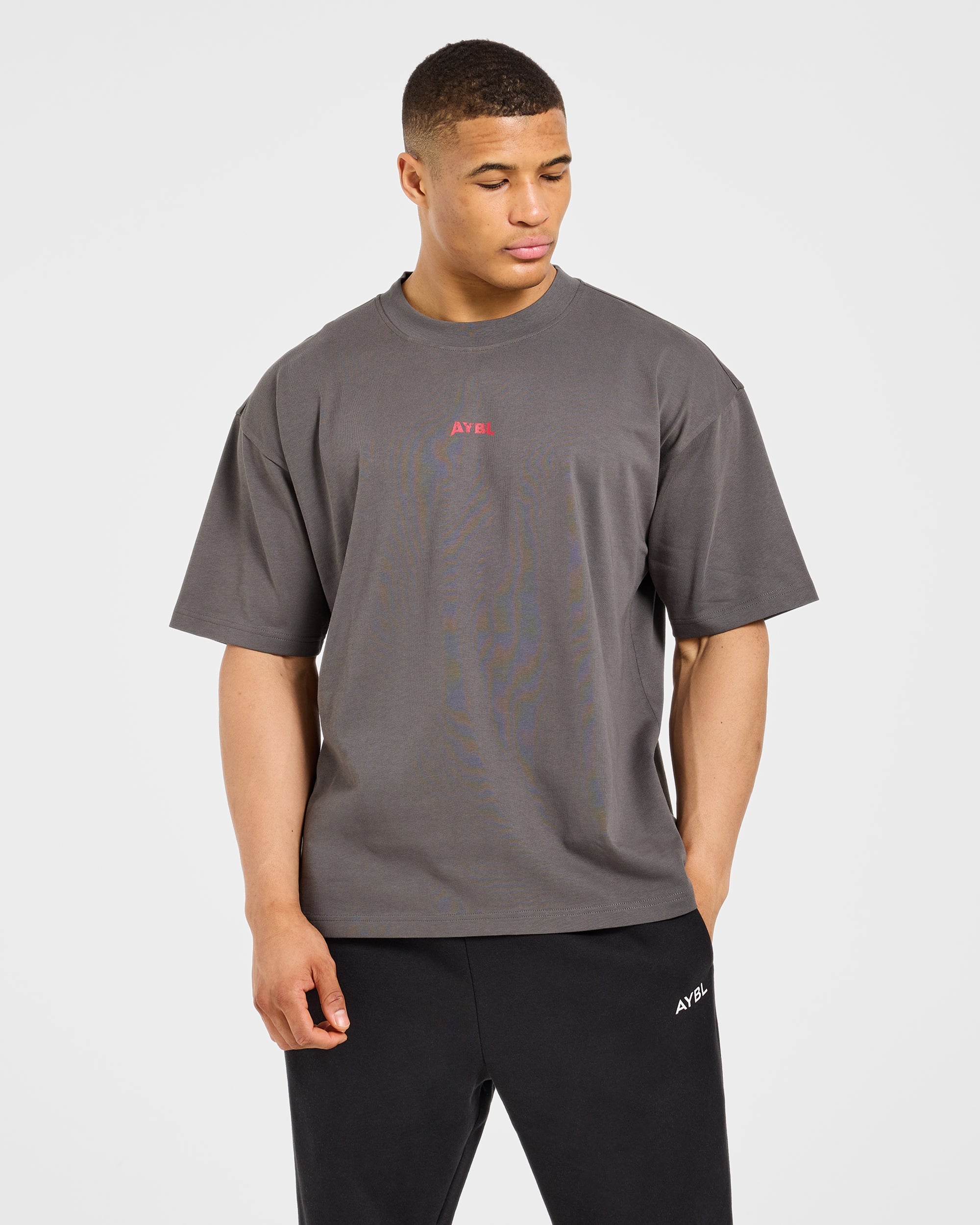 Wesley Vissers X Beyond Limits Oversized T Shirt - Charcoal