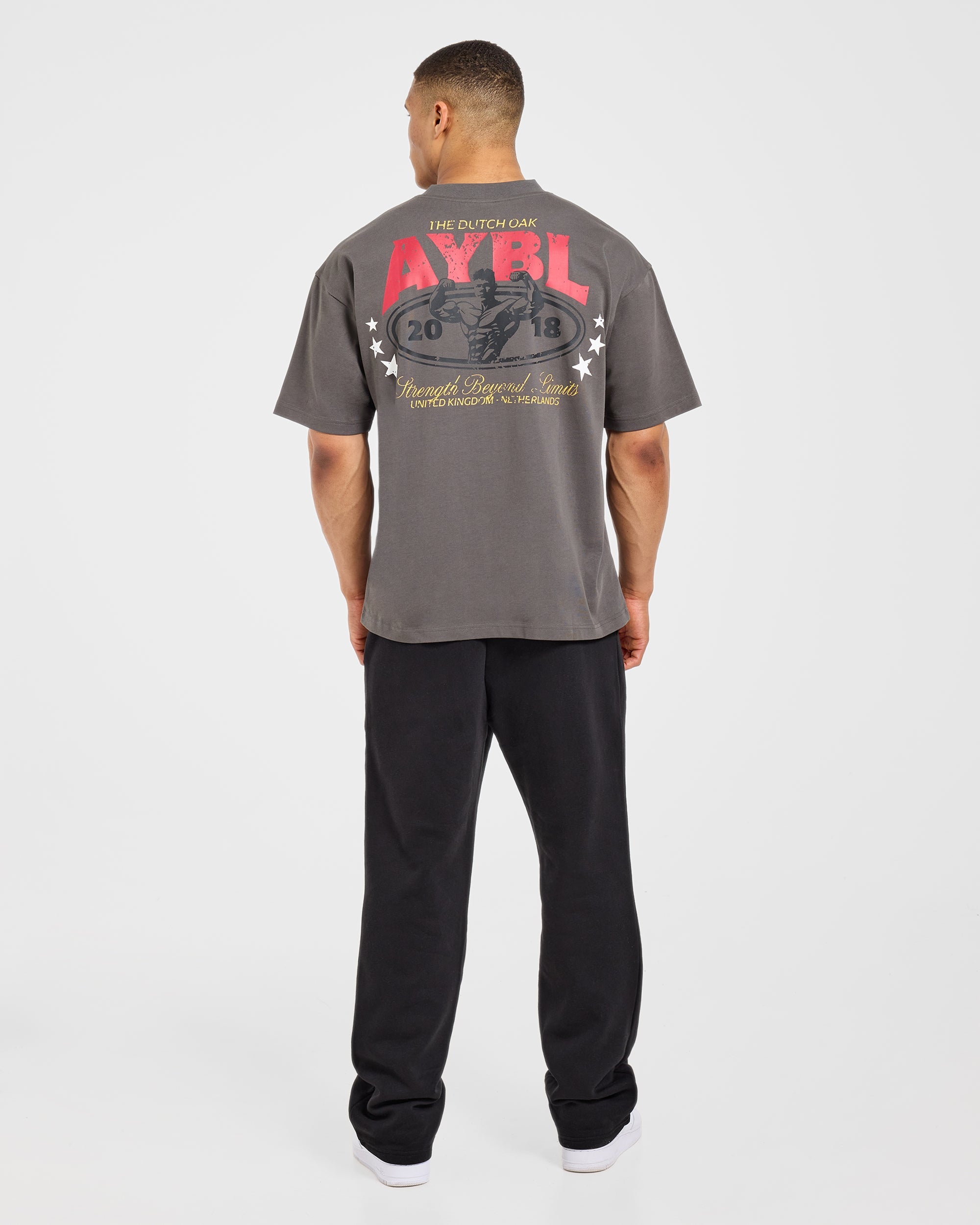 Wesley Vissers X Beyond Limits Oversized T Shirt - Charcoal