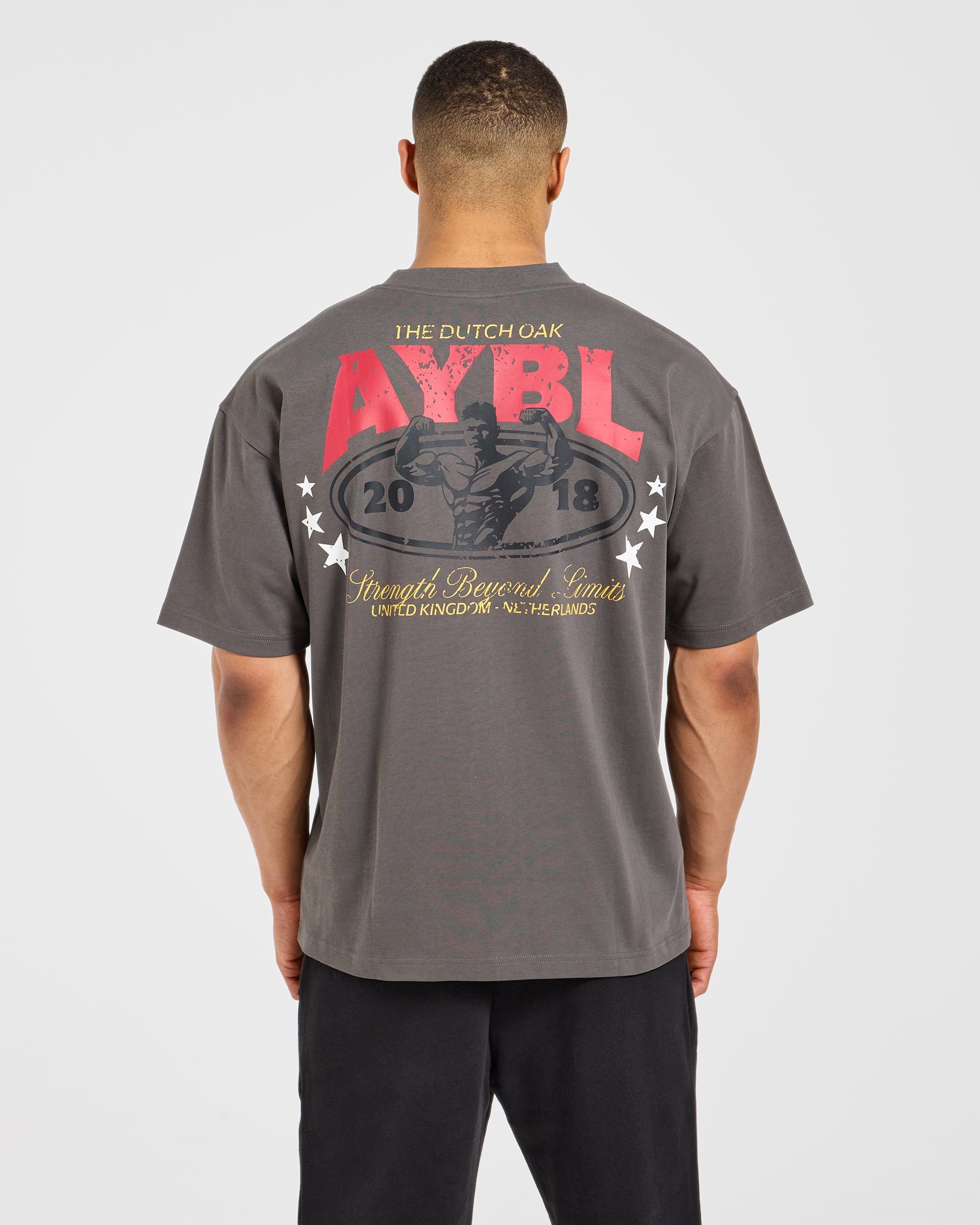 Wesley Vissers X Beyond Limits Oversized T Shirt - Charcoal
