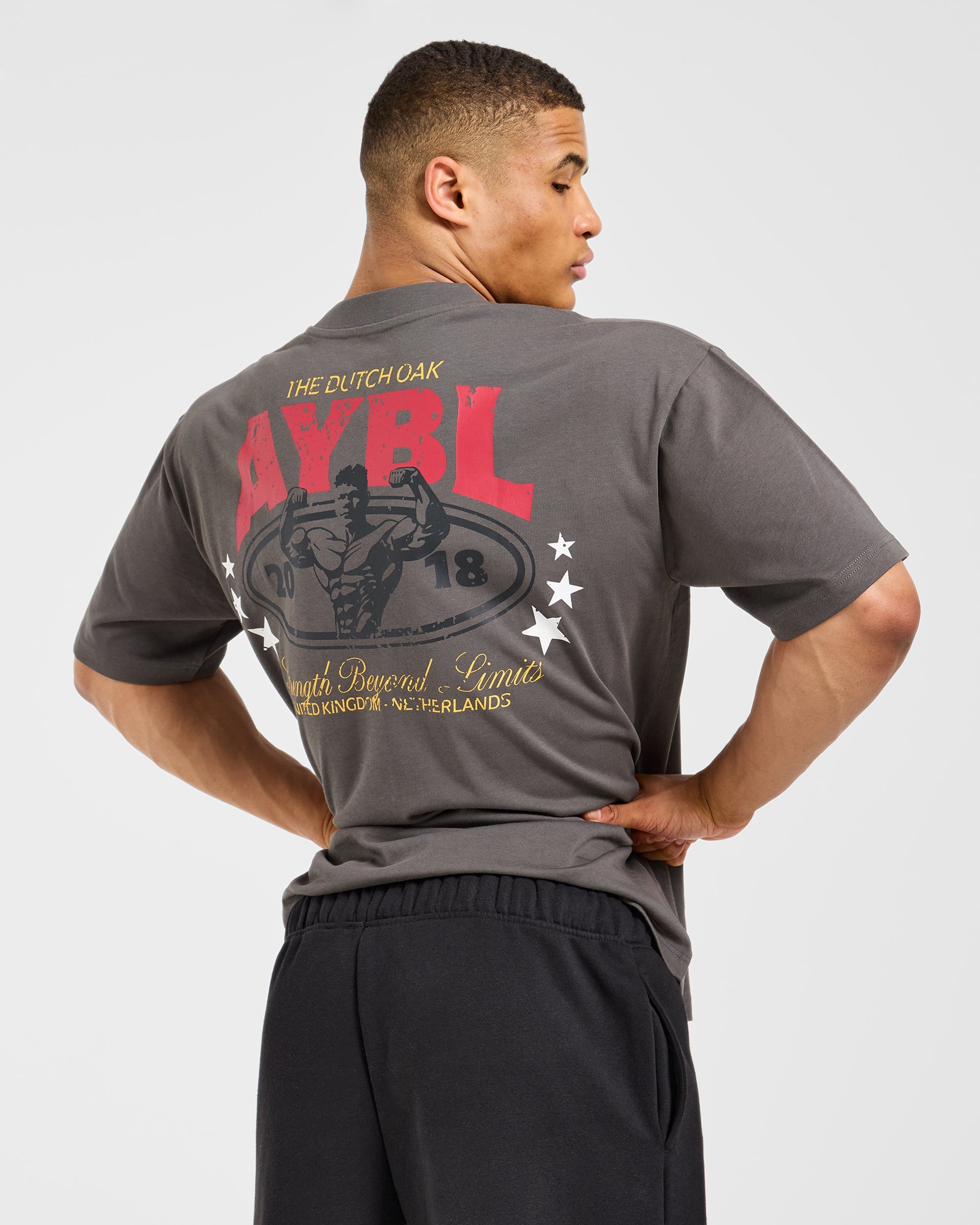Wesley Vissers X Beyond Limits Oversized T Shirt - Charcoal