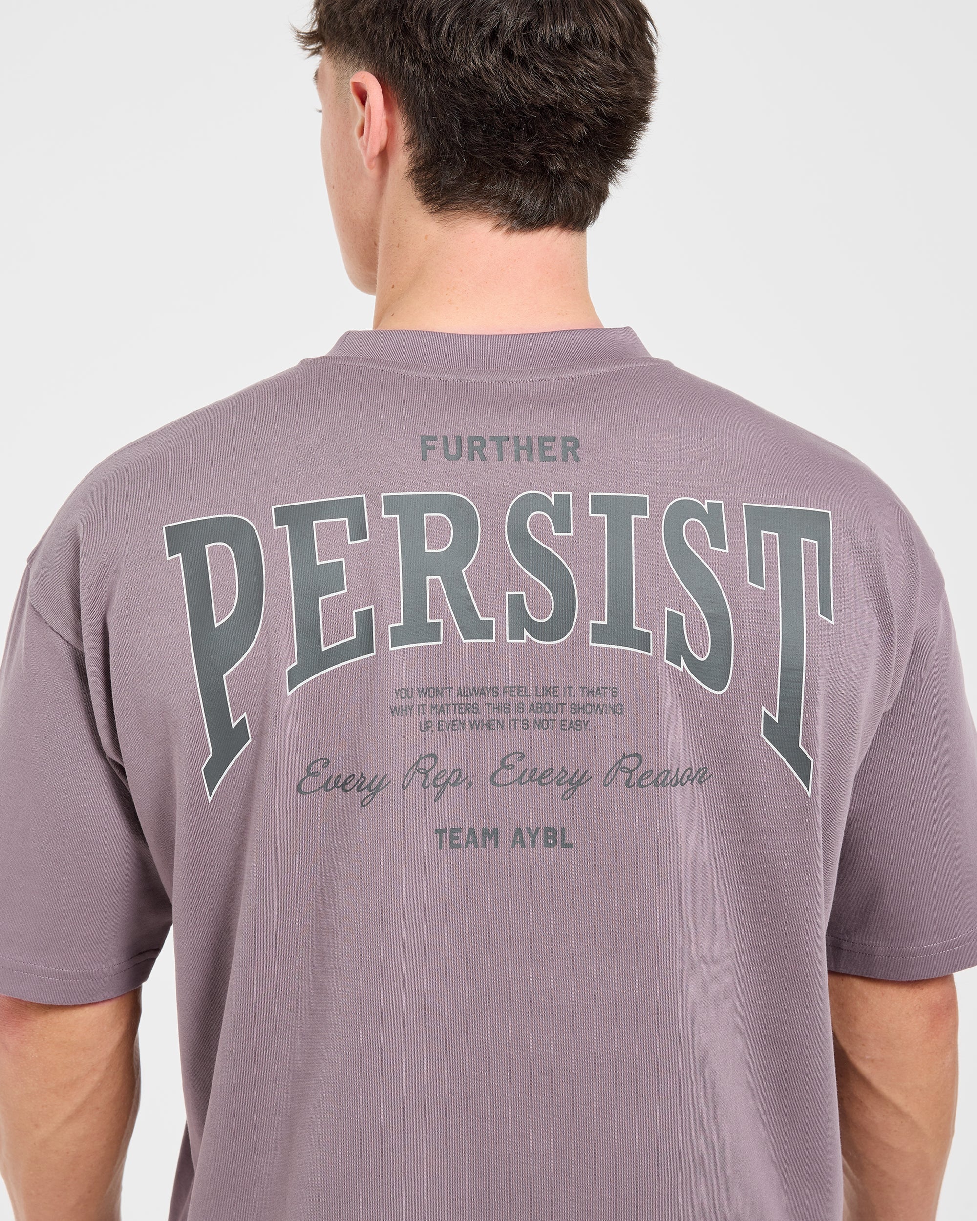 Cam Kissel x Persist Oversized T Shirt - Mauve