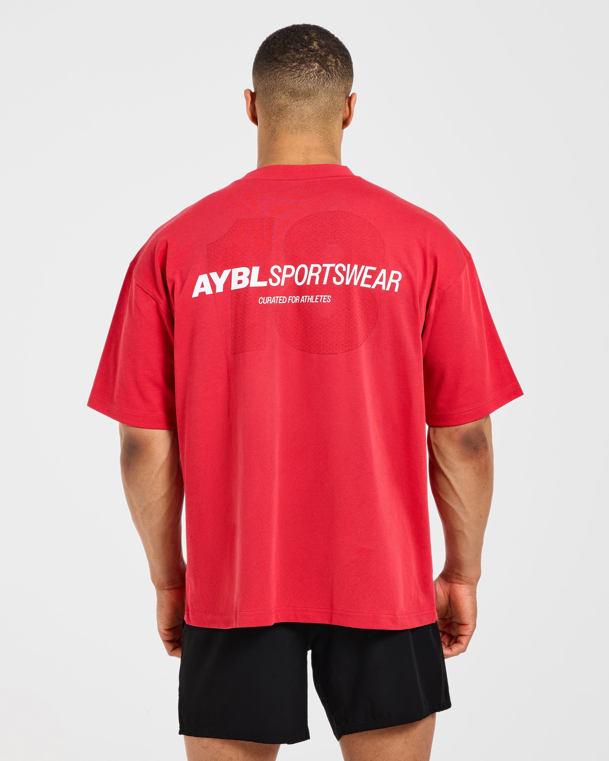AYBL Sportswear 18 Oversized T Shirt - Rood