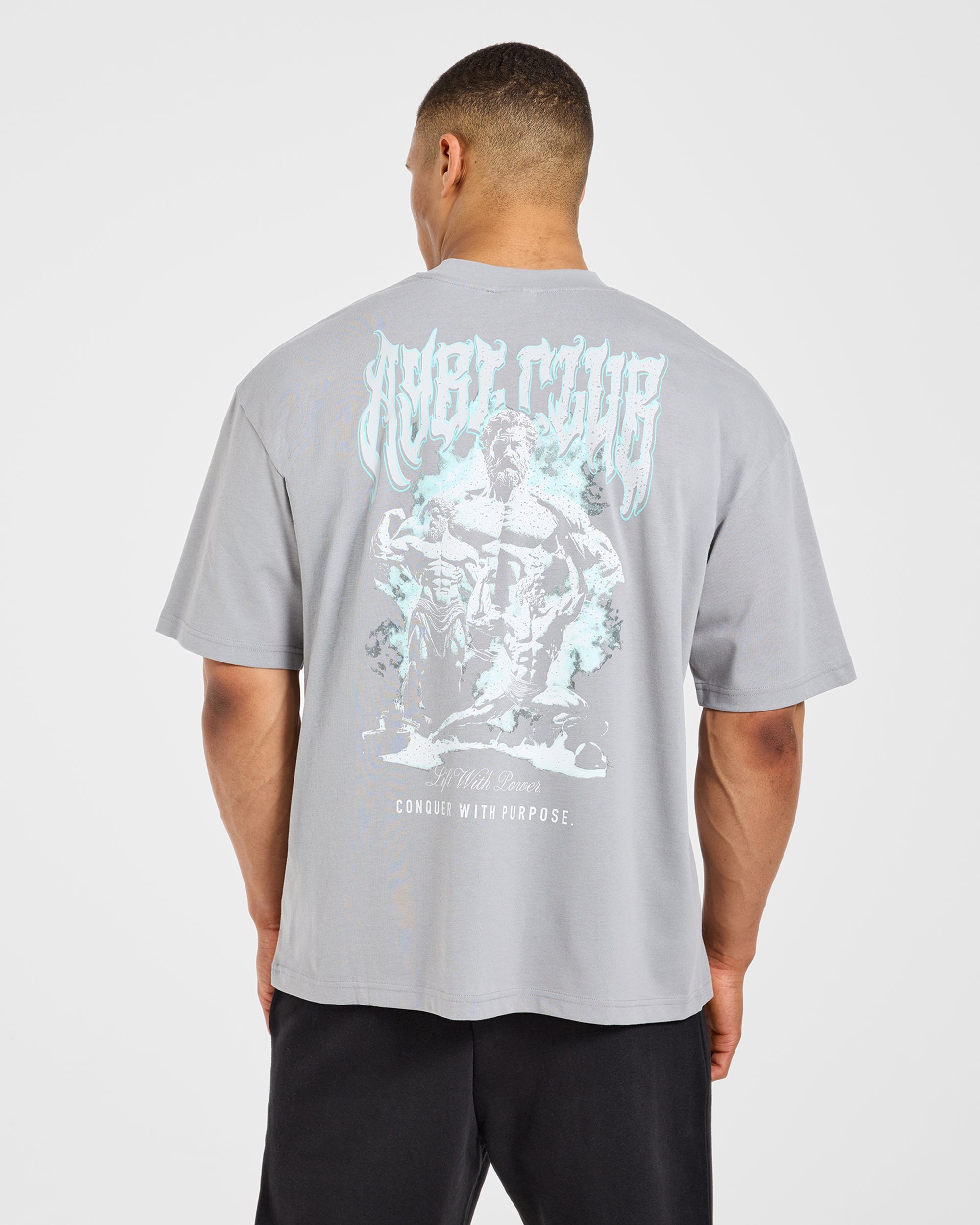 Lift Forge Oversized T Shirt - Storm Grijs