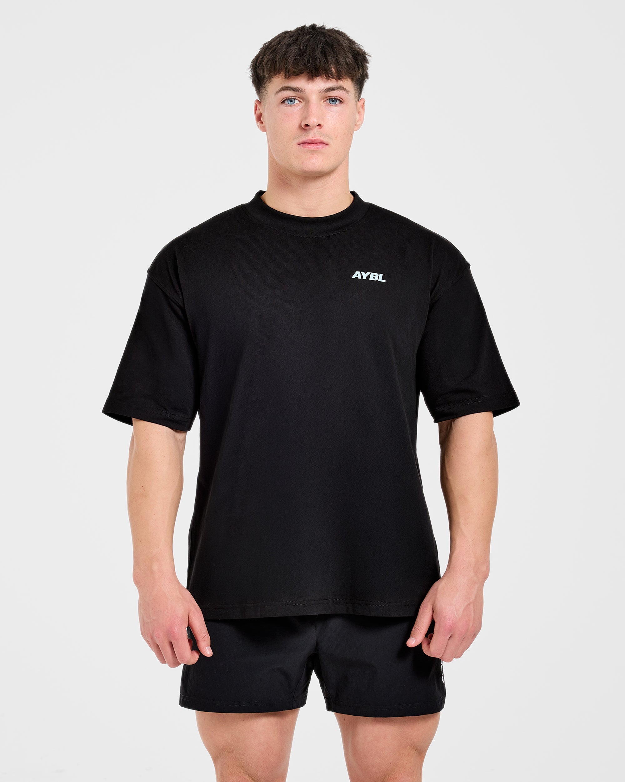 AYBL Sportswear 18 Oversized T Shirt - Zwart