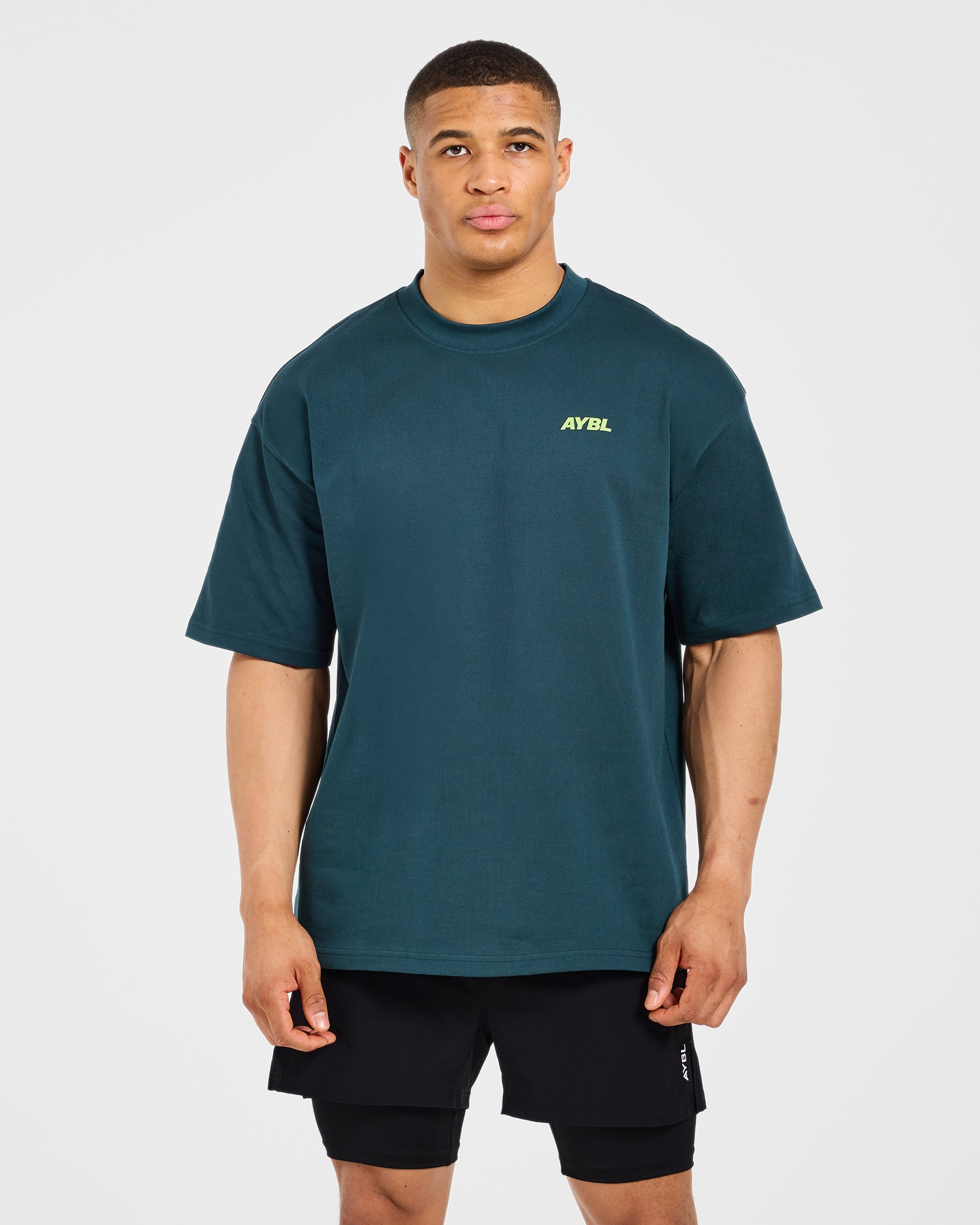 AYBL Sportswear 18 Oversized T Shirt - Teal Groen