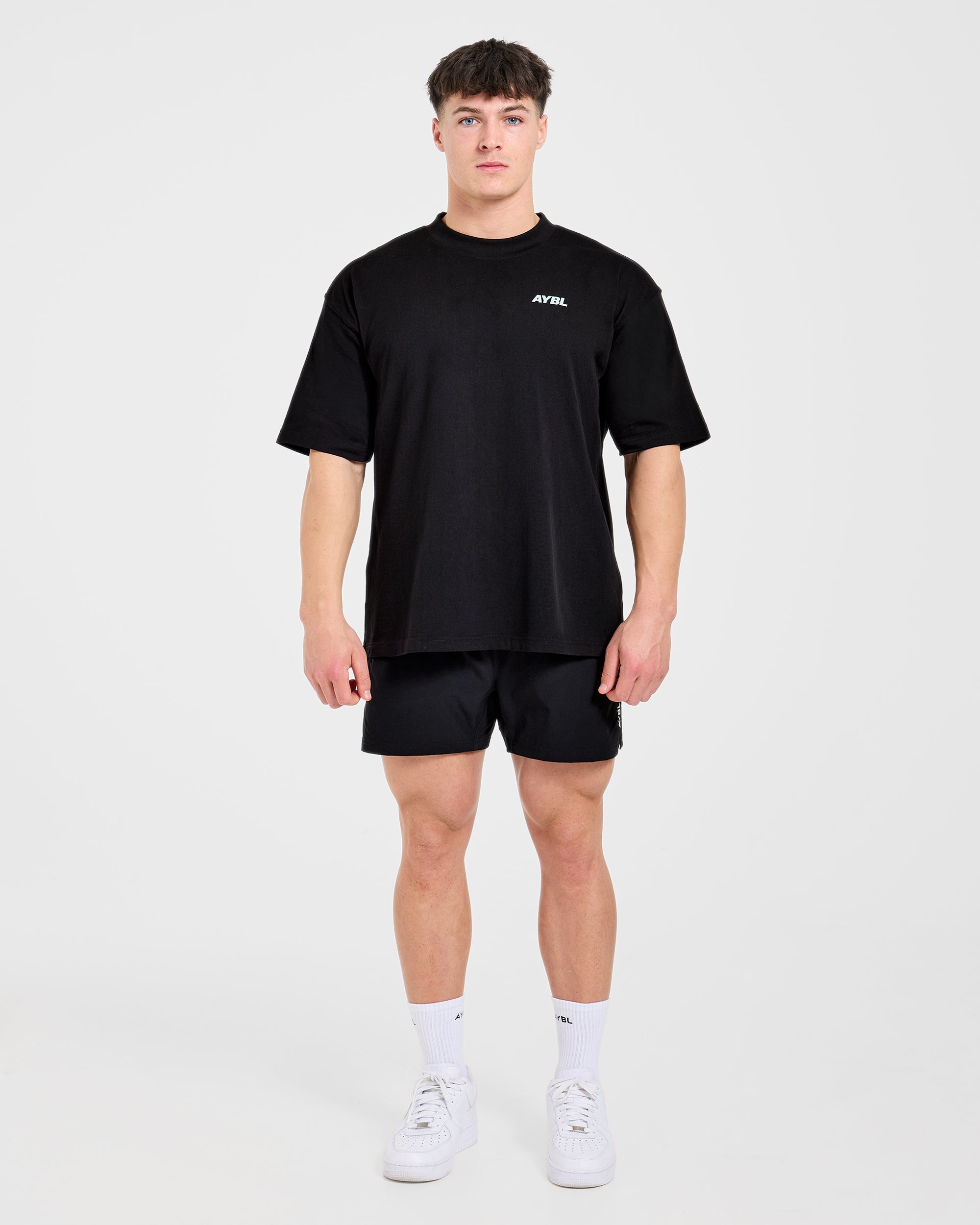 AYBL Sportswear 18 Oversized T Shirt - Zwart