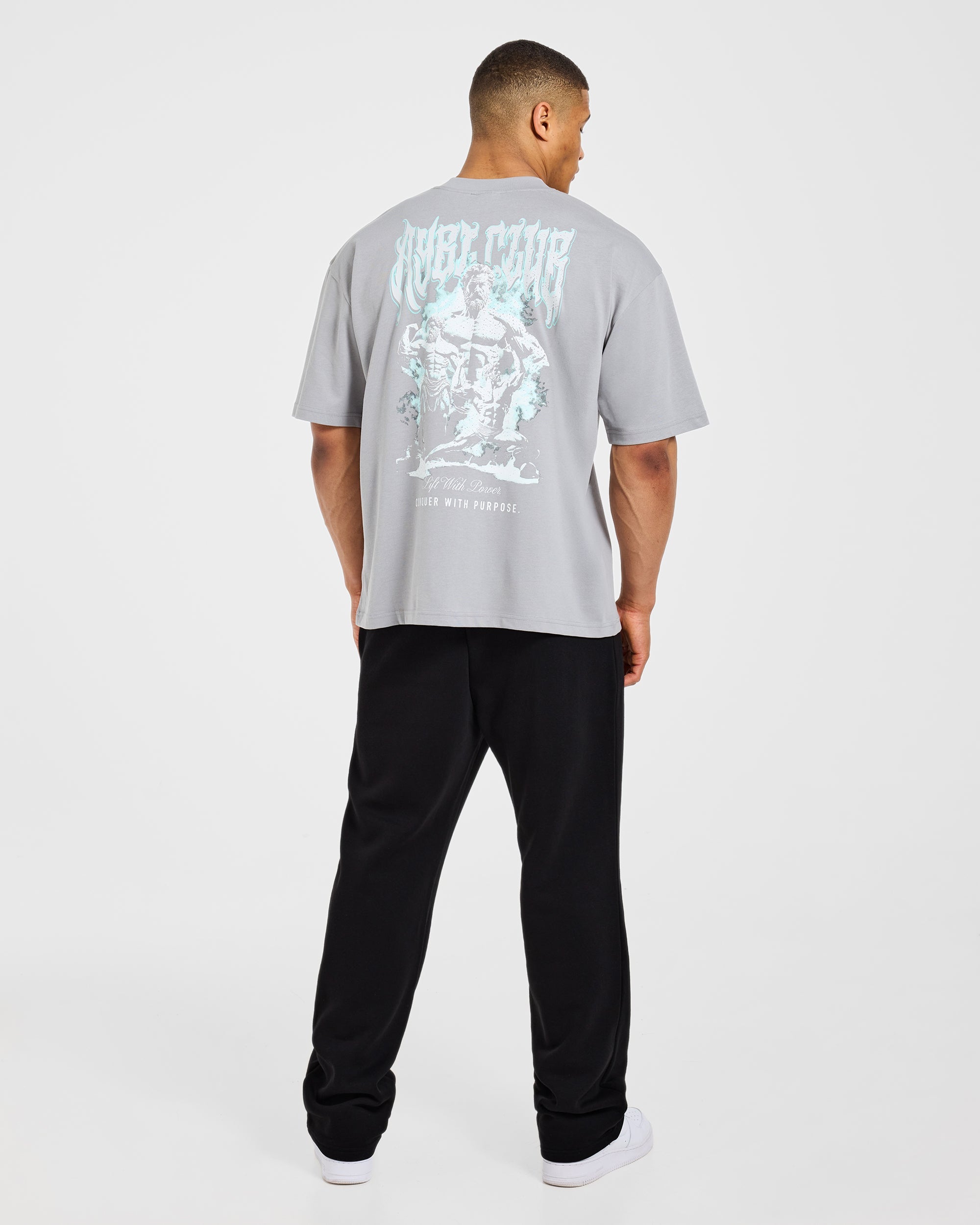 Lift Forge Oversized T Shirt - Storm Grijs