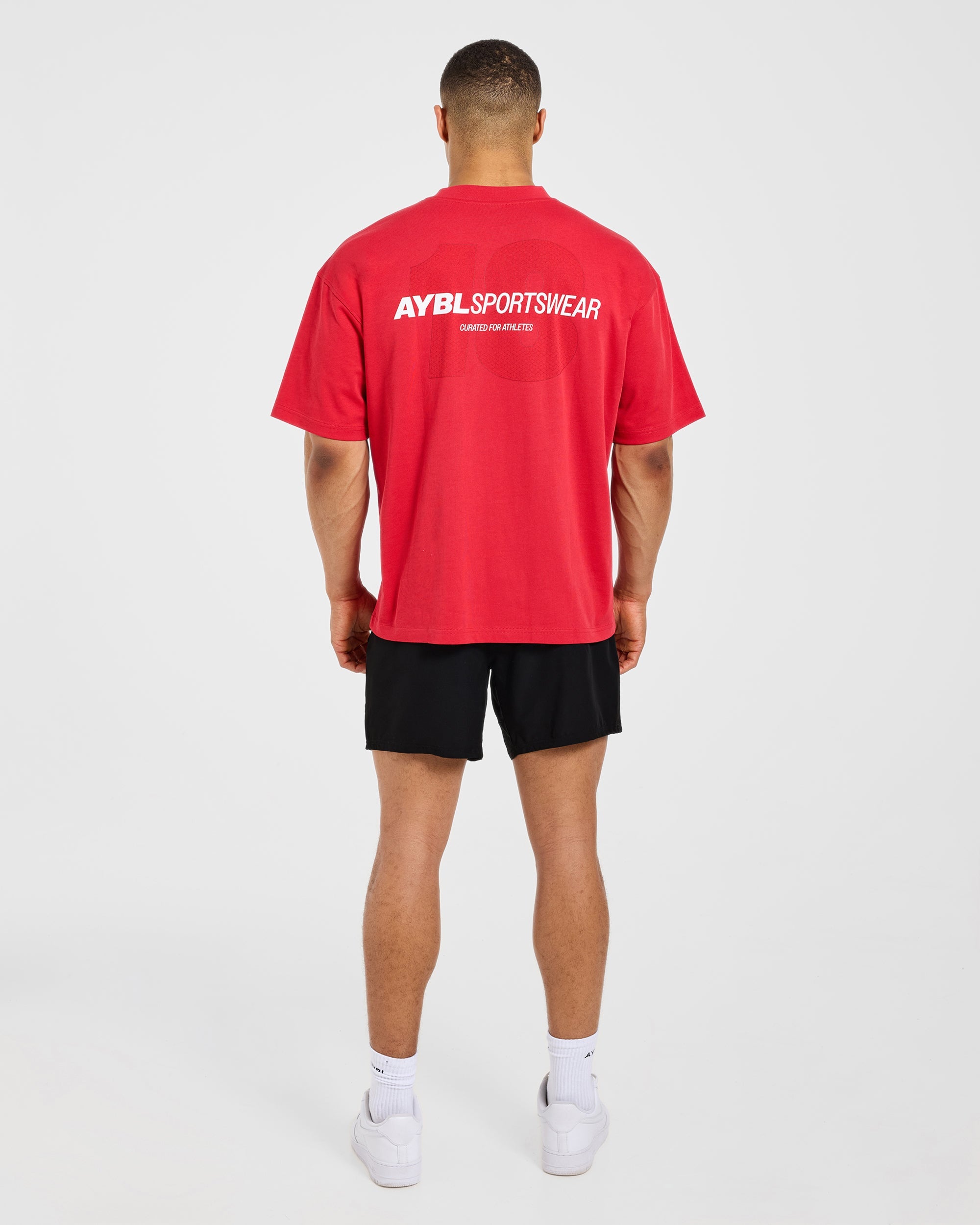 AYBL Sportswear 18 Oversized T Shirt - Rood