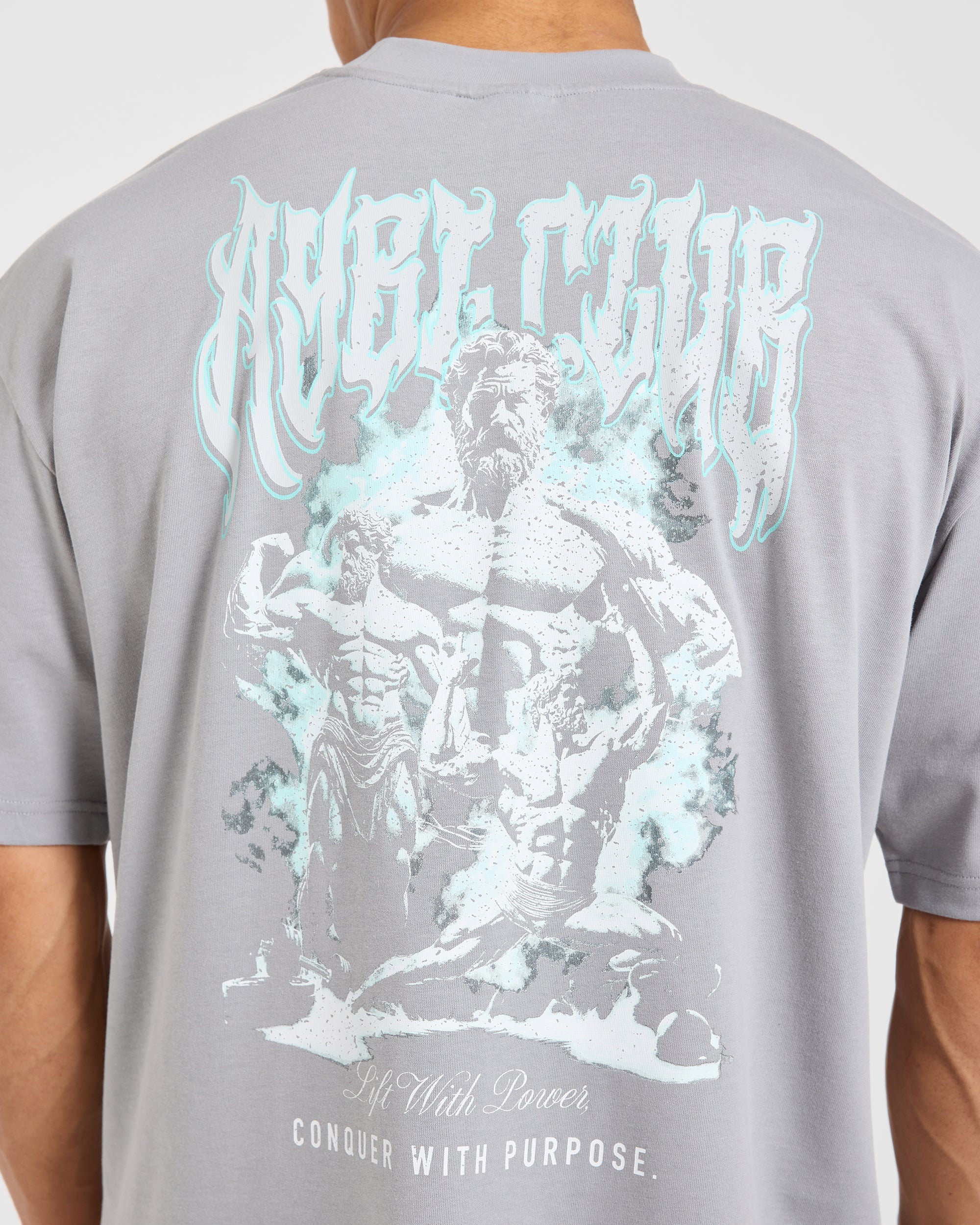 Lift Forge Oversized T Shirt - Storm Grijs