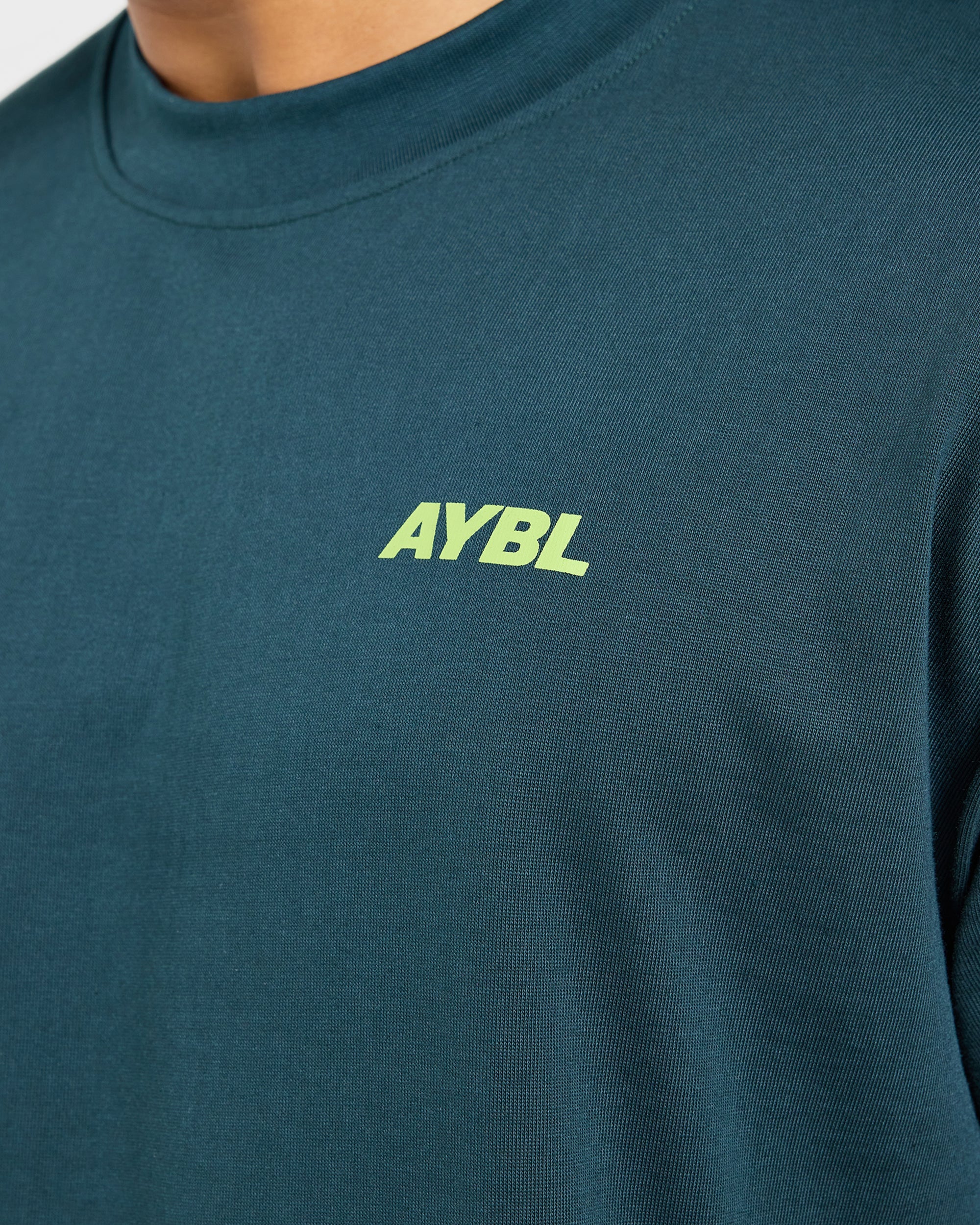 AYBL Sportswear 18 Oversized T Shirt - Teal Groen