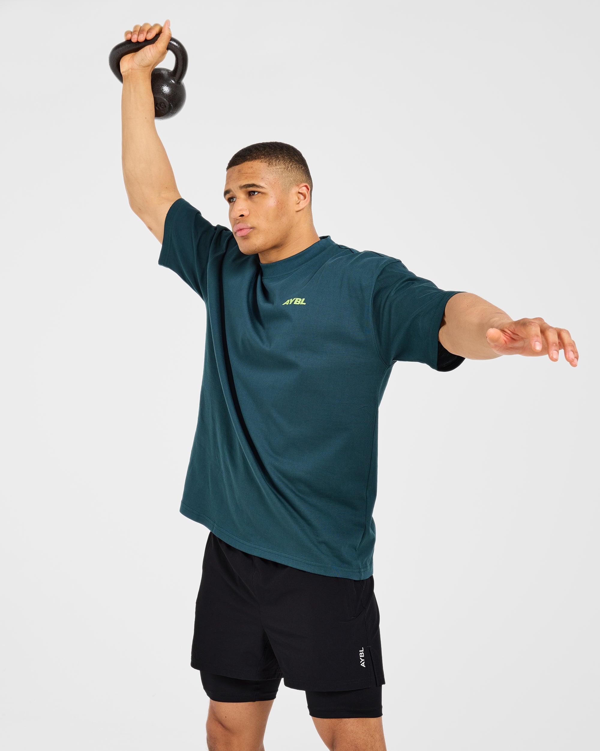 AYBL Sportswear 18 Oversized T Shirt - Teal Groen